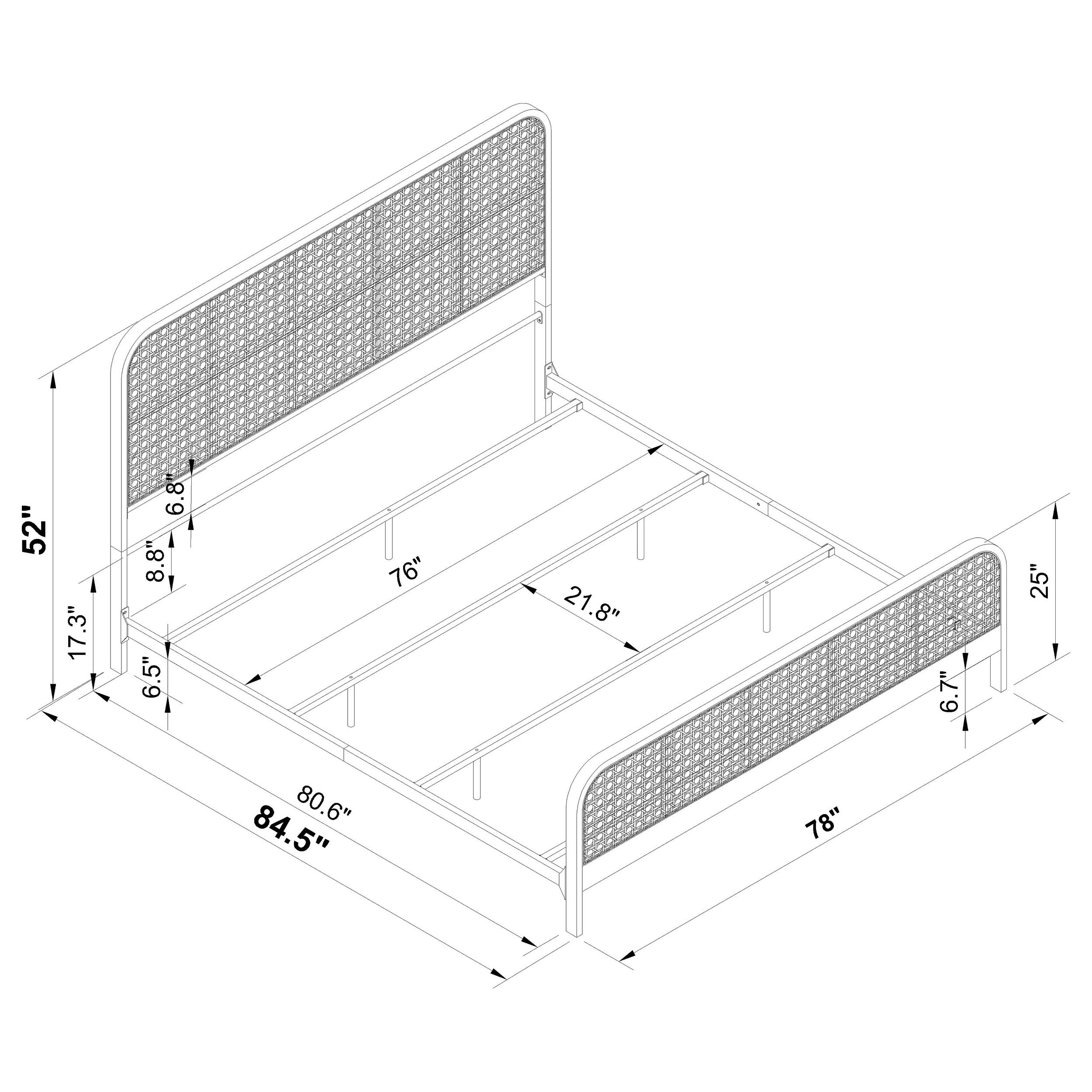 Lanewood Panel Bed - Romeo & Juliet Furniture (Warren,MI)