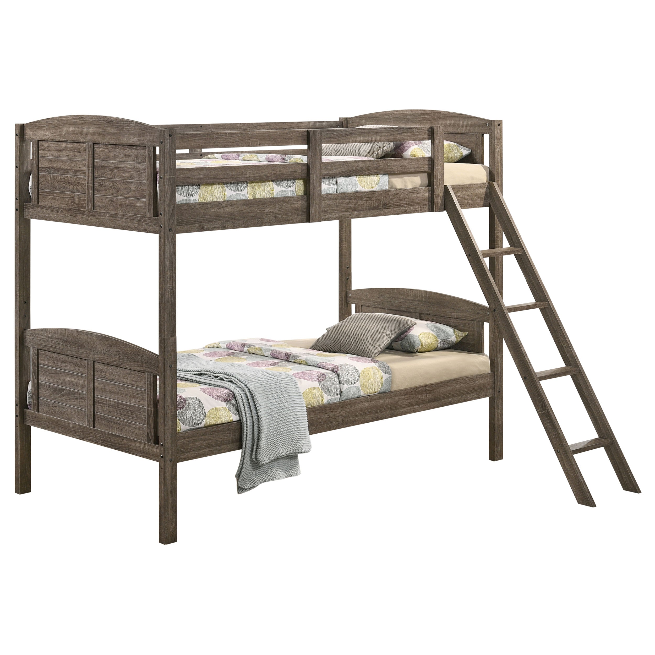 Flynn Bunk Bed with Mattress - Romeo & Juliet Furniture (Warren,MI)