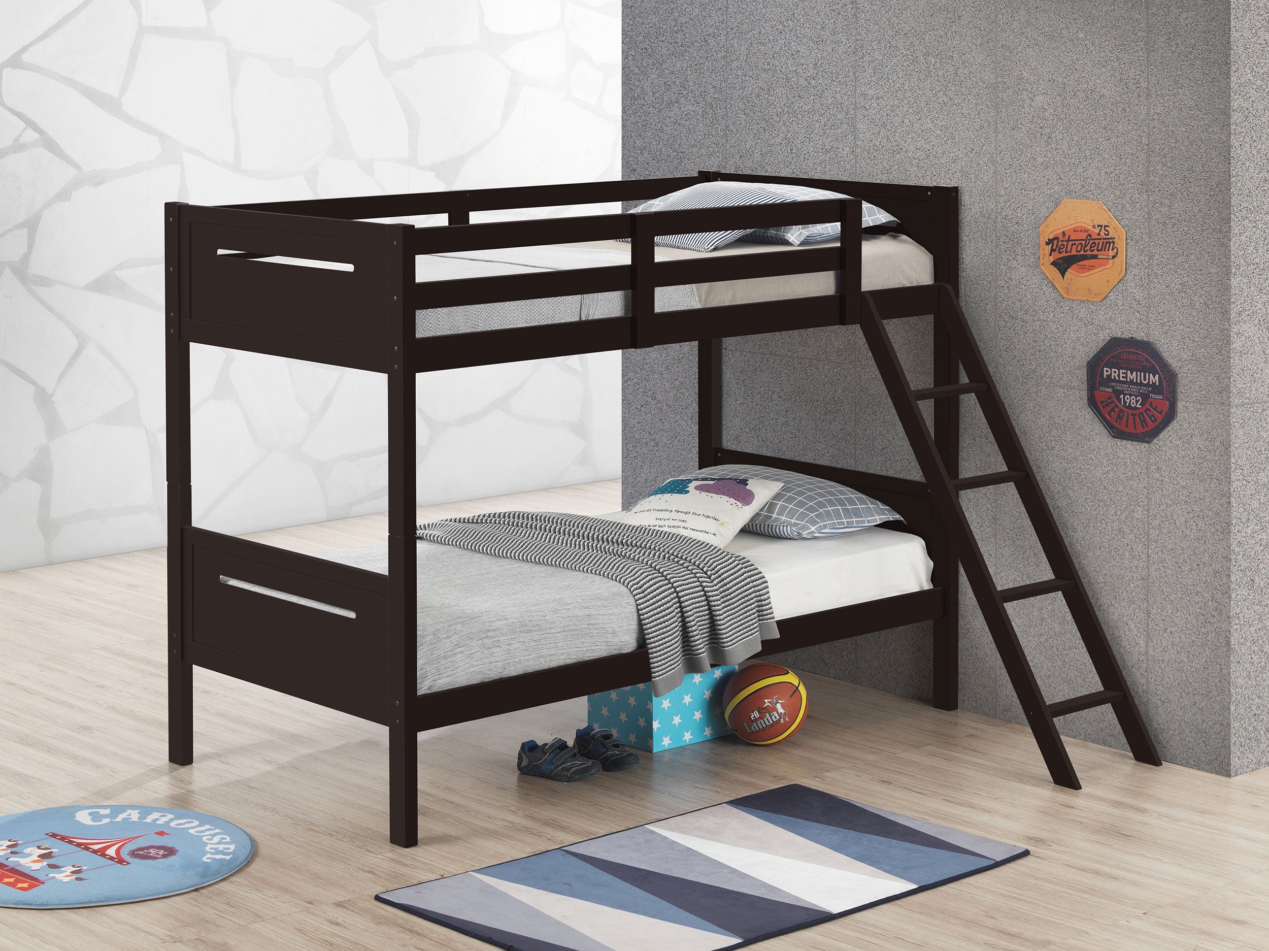 Littleton Bunk Bed - Romeo & Juliet Furniture (Warren,MI)