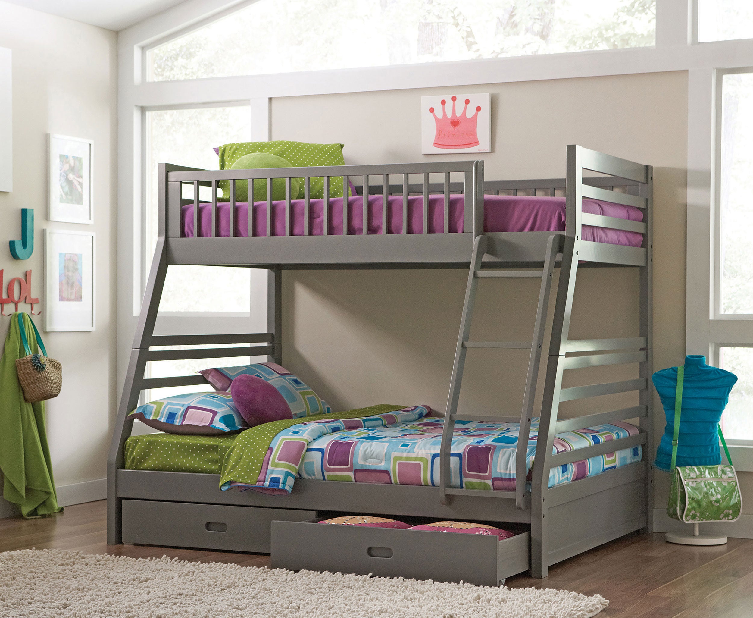 Ashton Bunk Bed - Romeo & Juliet Furniture (Warren,MI)