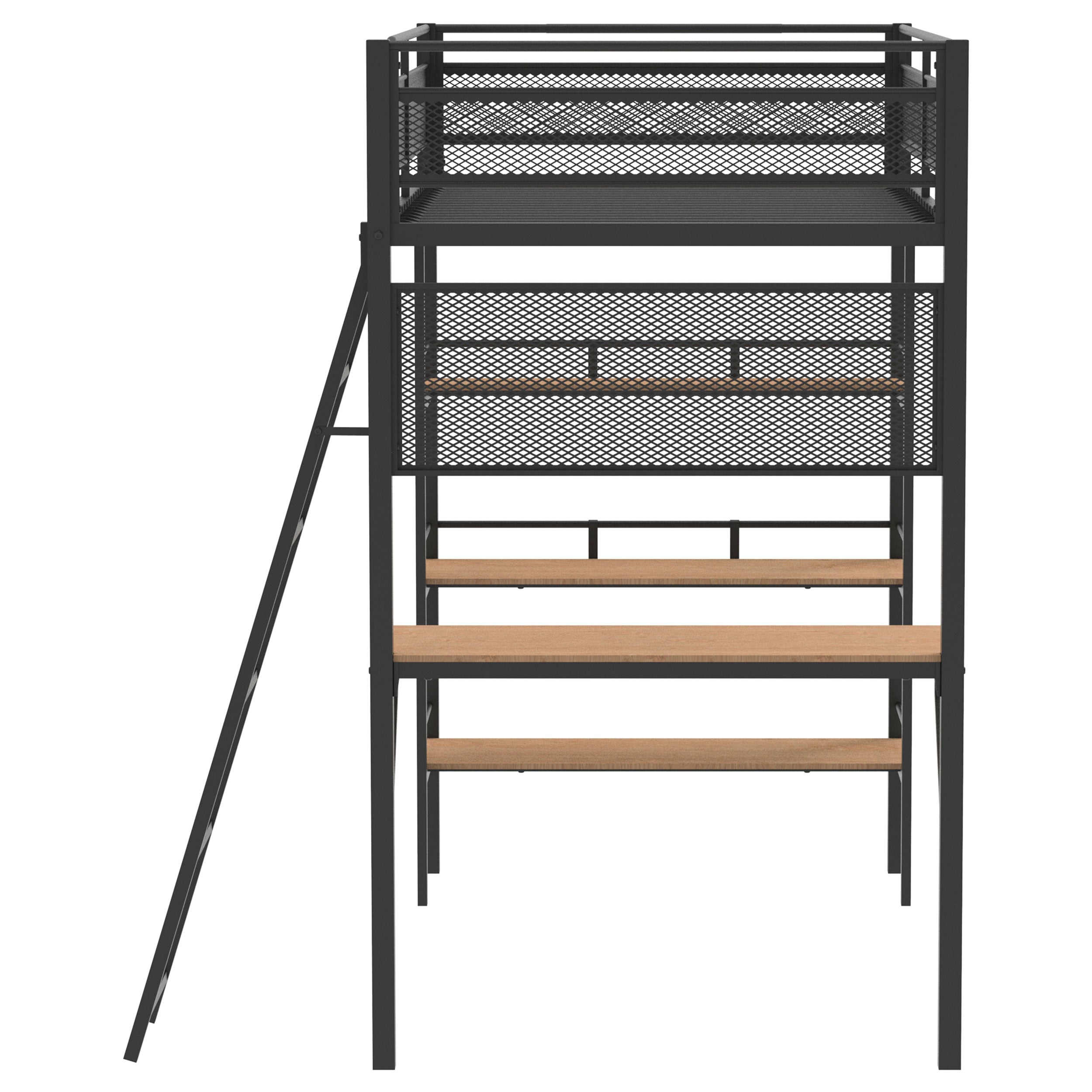 Campus Workstation Loft Bed - Romeo & Juliet Furniture (Warren,MI)