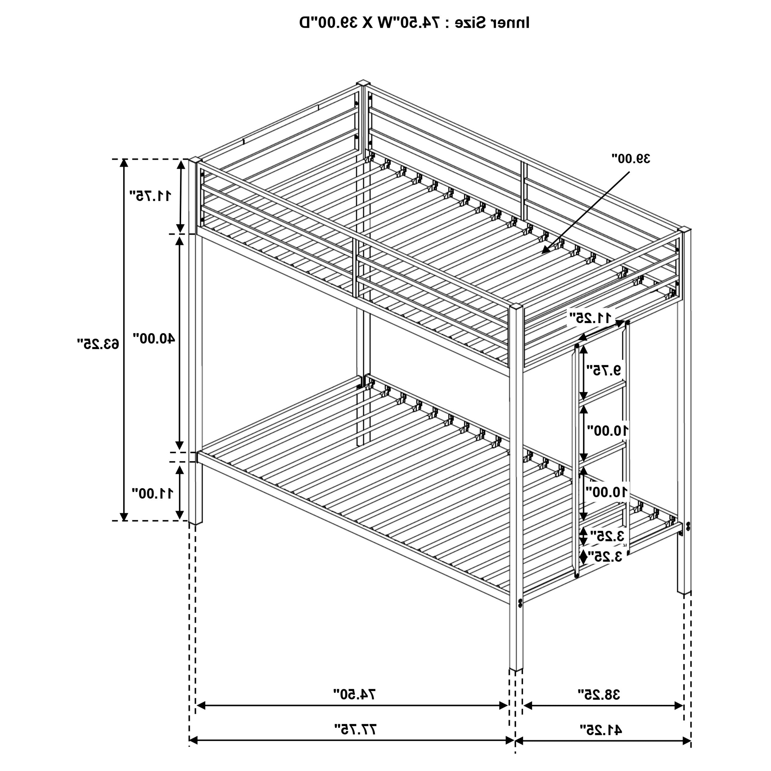 Alevera Bunk Bed - Romeo & Juliet Furniture (Warren,MI)