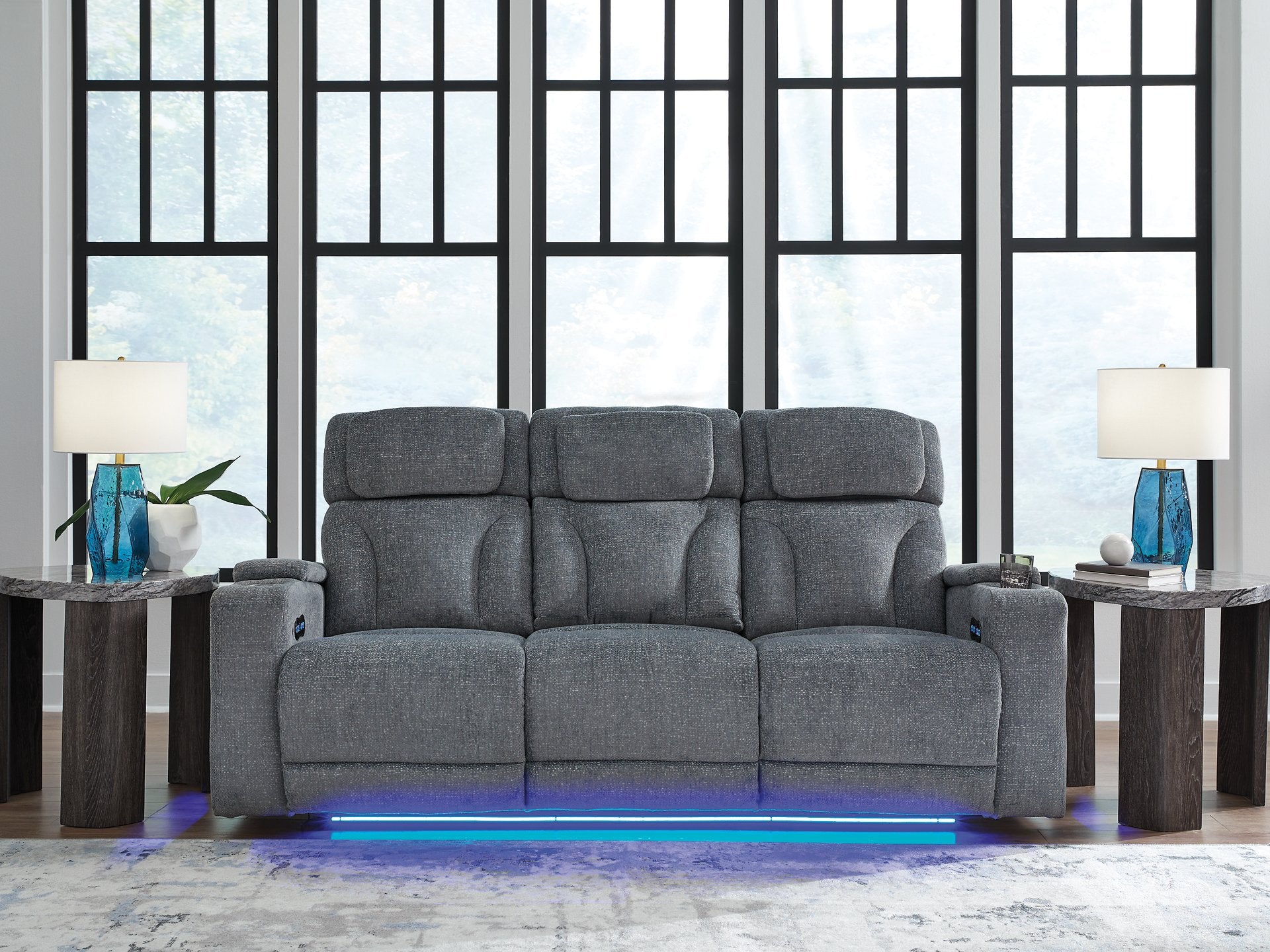 Studio Cave Power Reclining Sofa - Romeo & Juliet Furniture (Warren,MI)