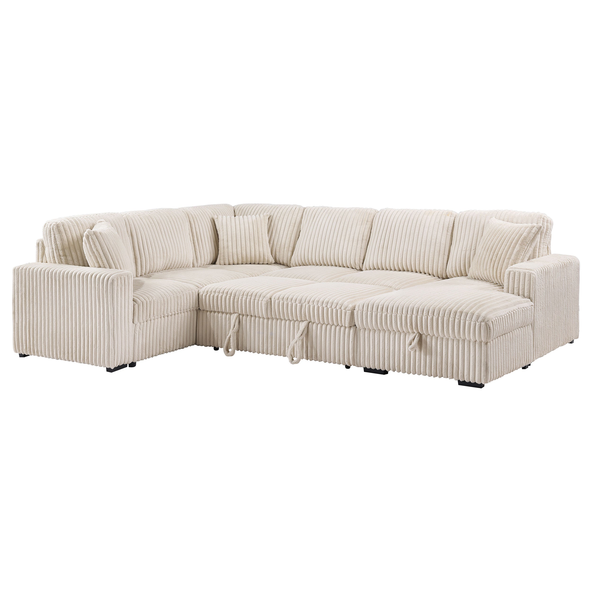 Devonshire Pull-Out Sleeper Sectional Sofa