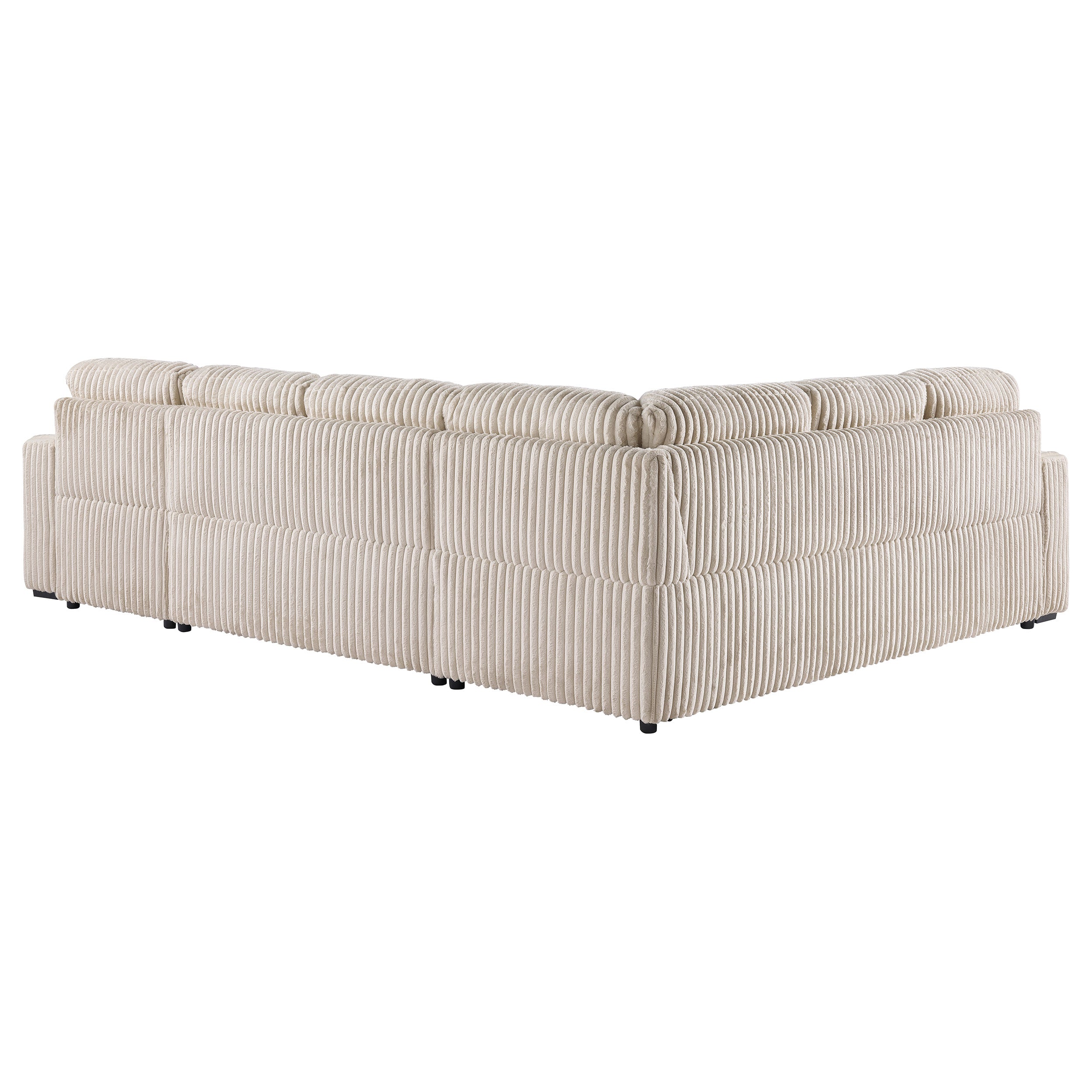 Devonshire Pull-Out Sleeper Sectional Sofa - Romeo & Juliet Furniture (Warren,MI)