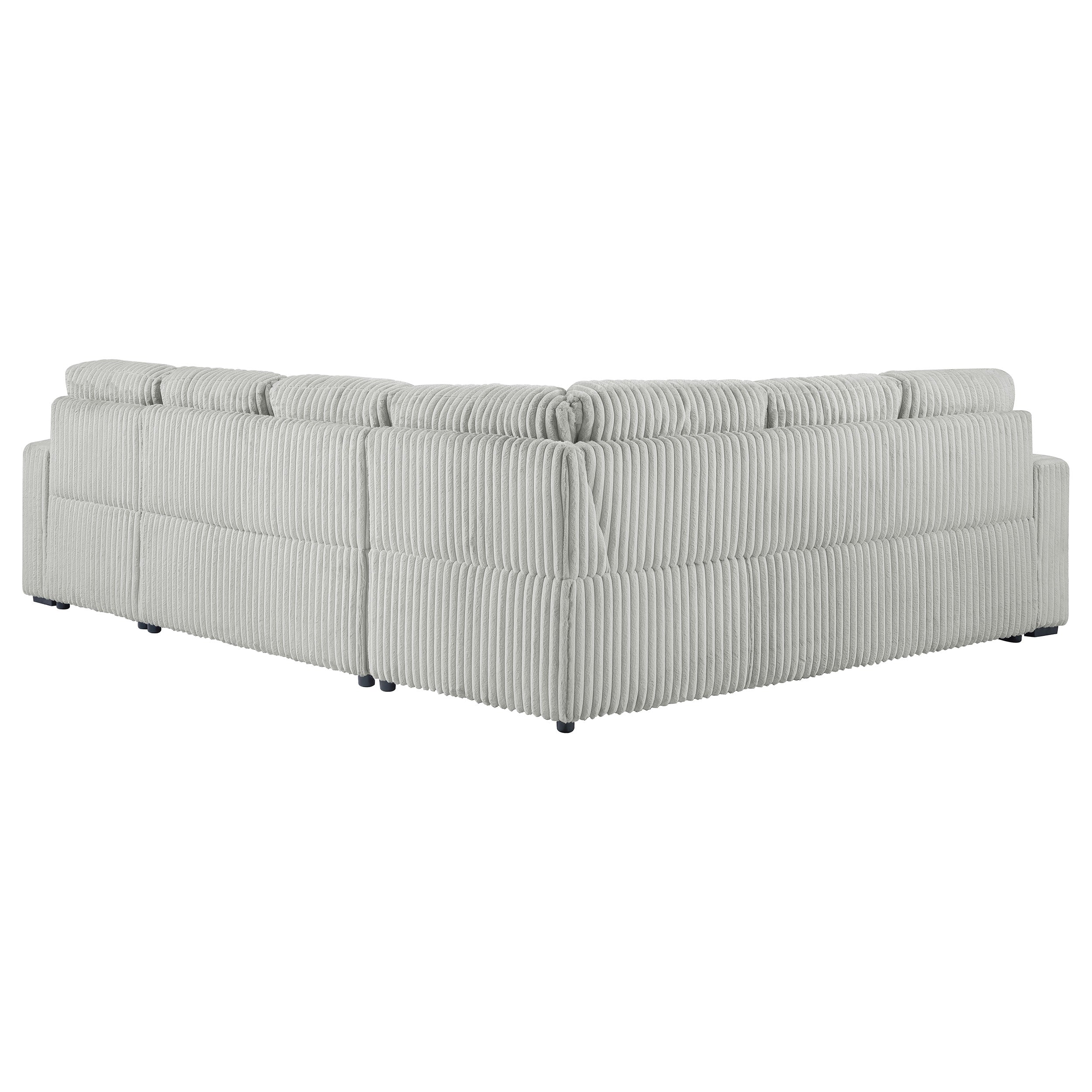 Devonshire Pull-Out Sleeper Sectional Sofa - Romeo & Juliet Furniture (Warren,MI)