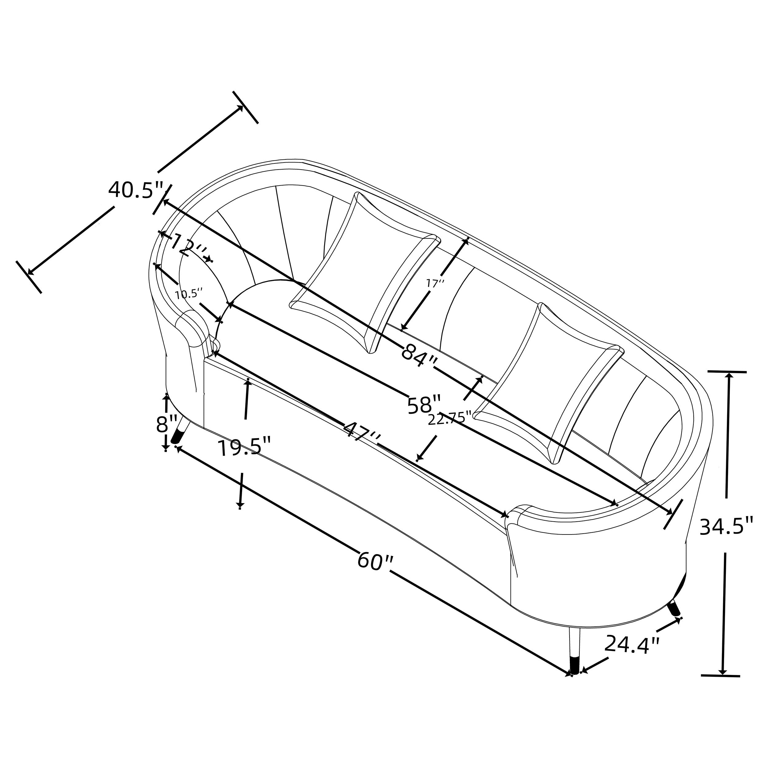 Ellorie Sofa Set - Romeo & Juliet Furniture (Warren,MI)