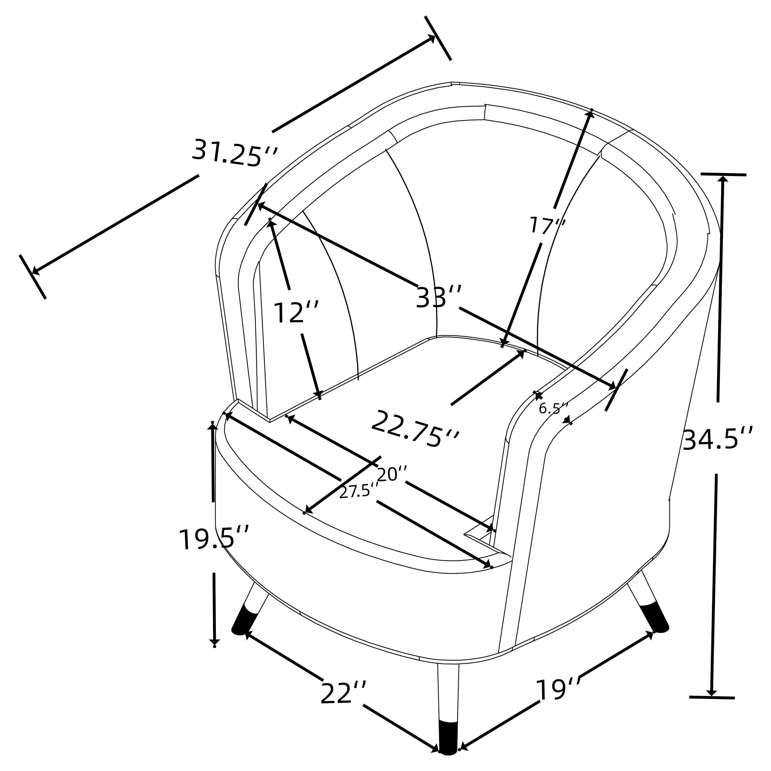 Ellorie Accent Chair - Romeo & Juliet Furniture (Warren,MI)