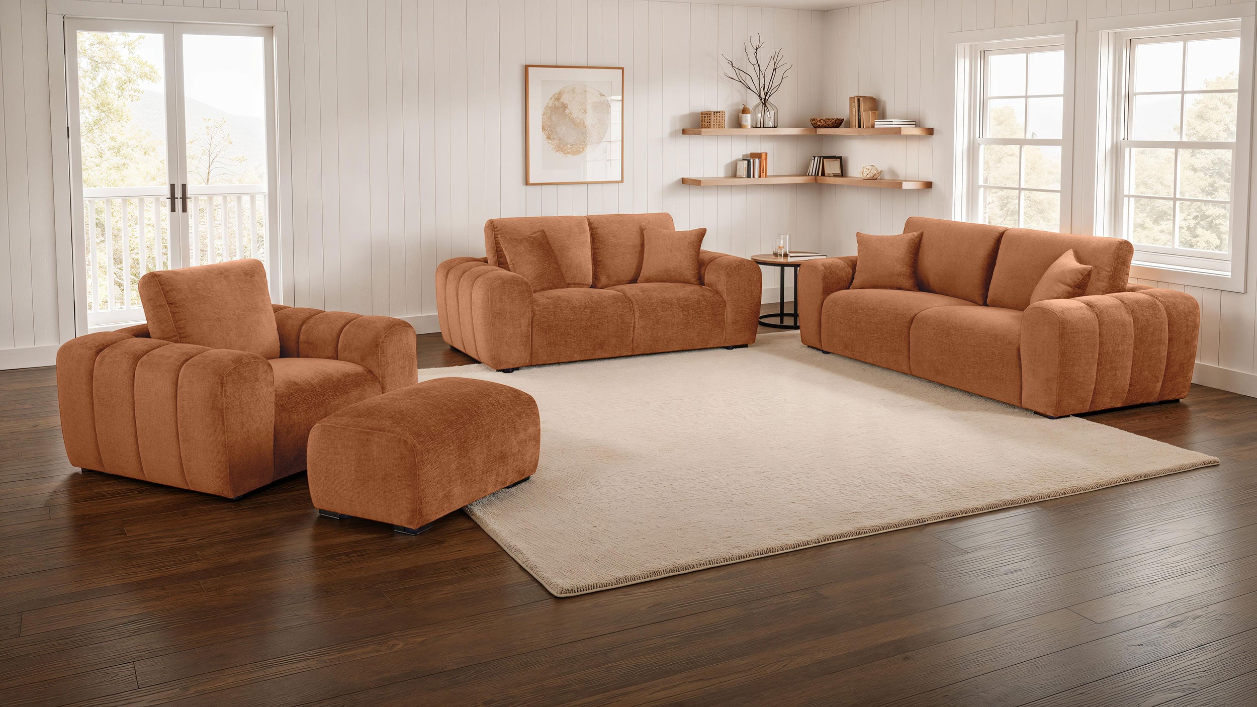 Burnett Sofa Set - Romeo & Juliet Furniture (Warren,MI)