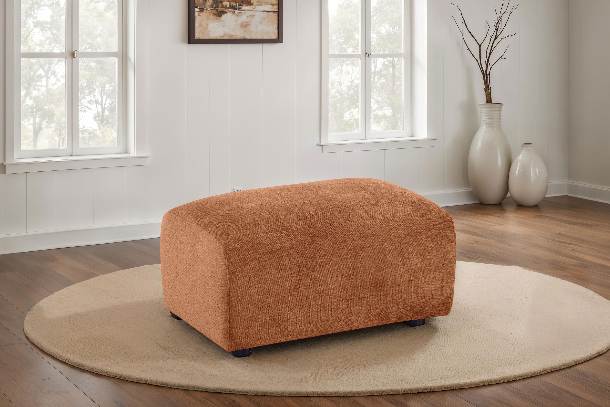 Burnett Ottoman - Romeo & Juliet Furniture (Warren,MI)