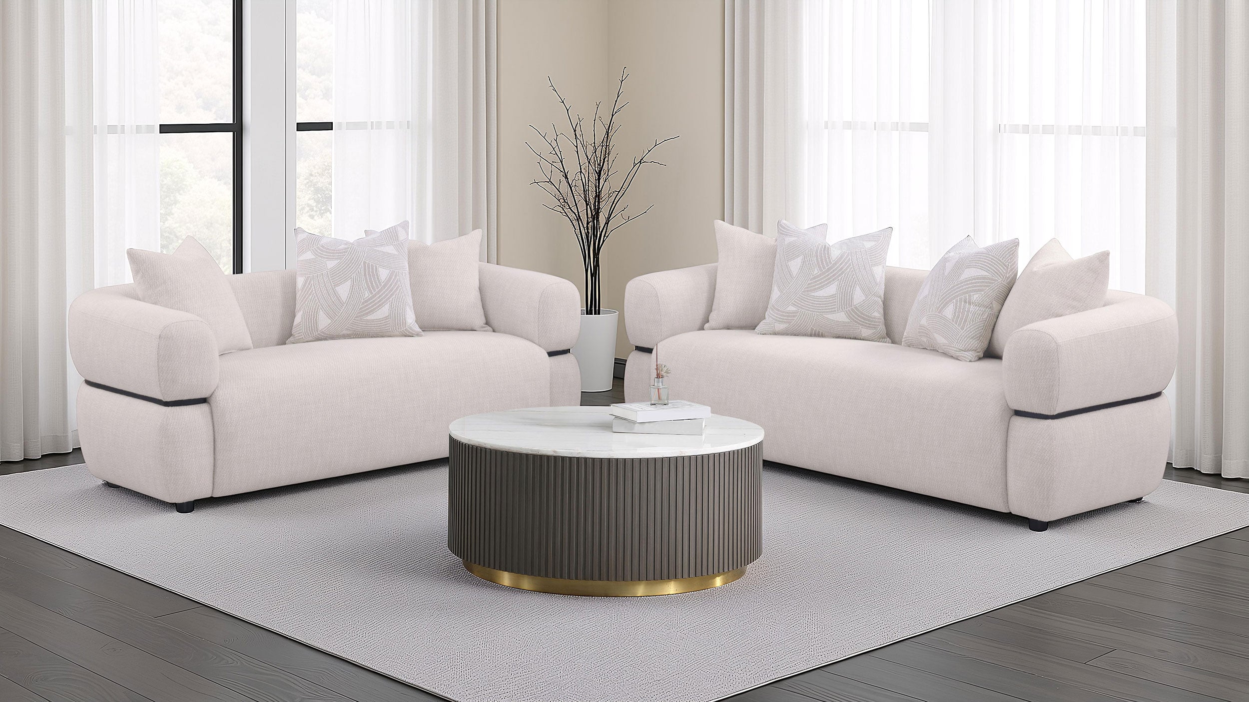 Jeanette Sofa - Romeo & Juliet Furniture (Warren,MI)