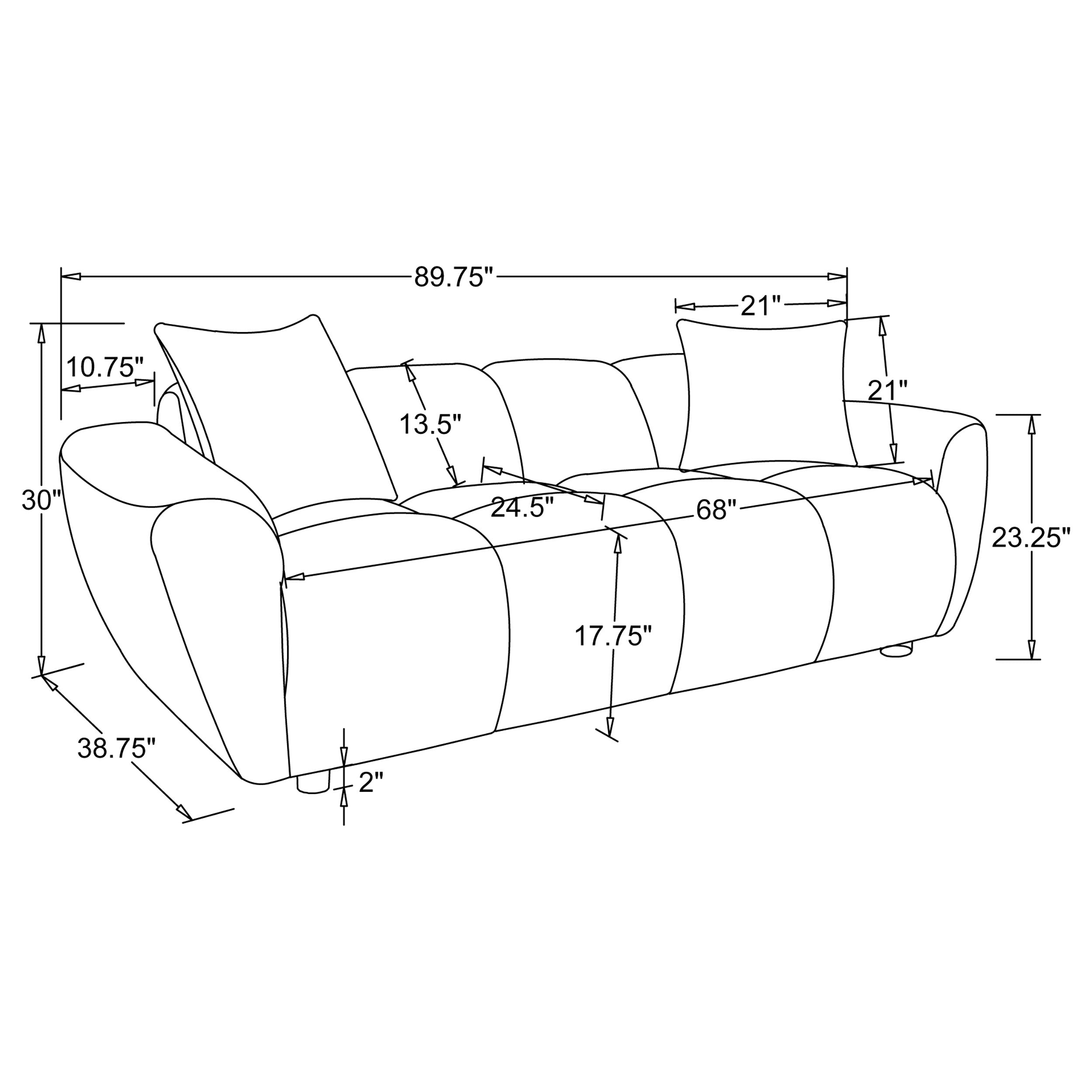 Destino Sofa Set - Romeo & Juliet Furniture (Warren,MI)