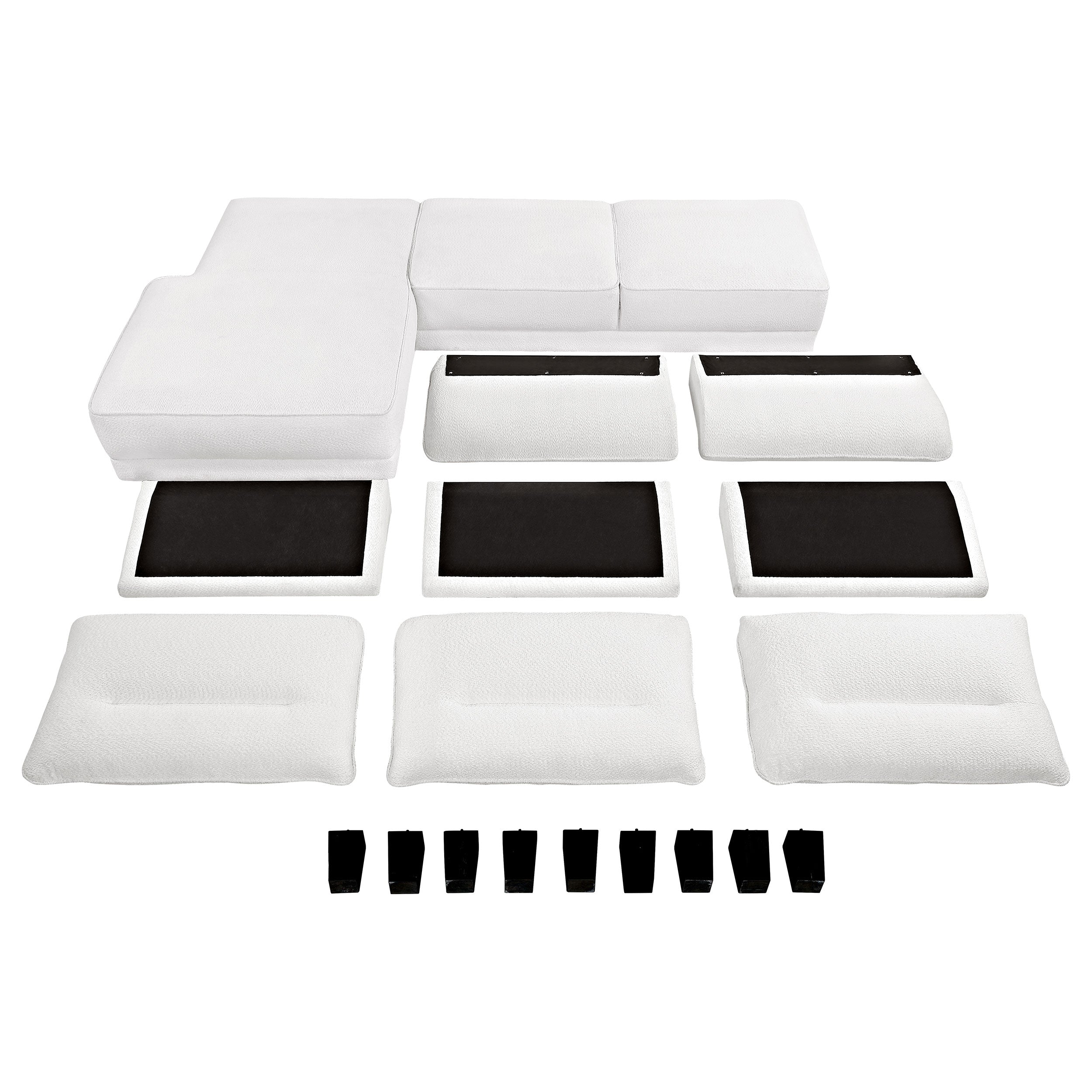 Caspian Sectional Sofa - Romeo & Juliet Furniture (Warren,MI)