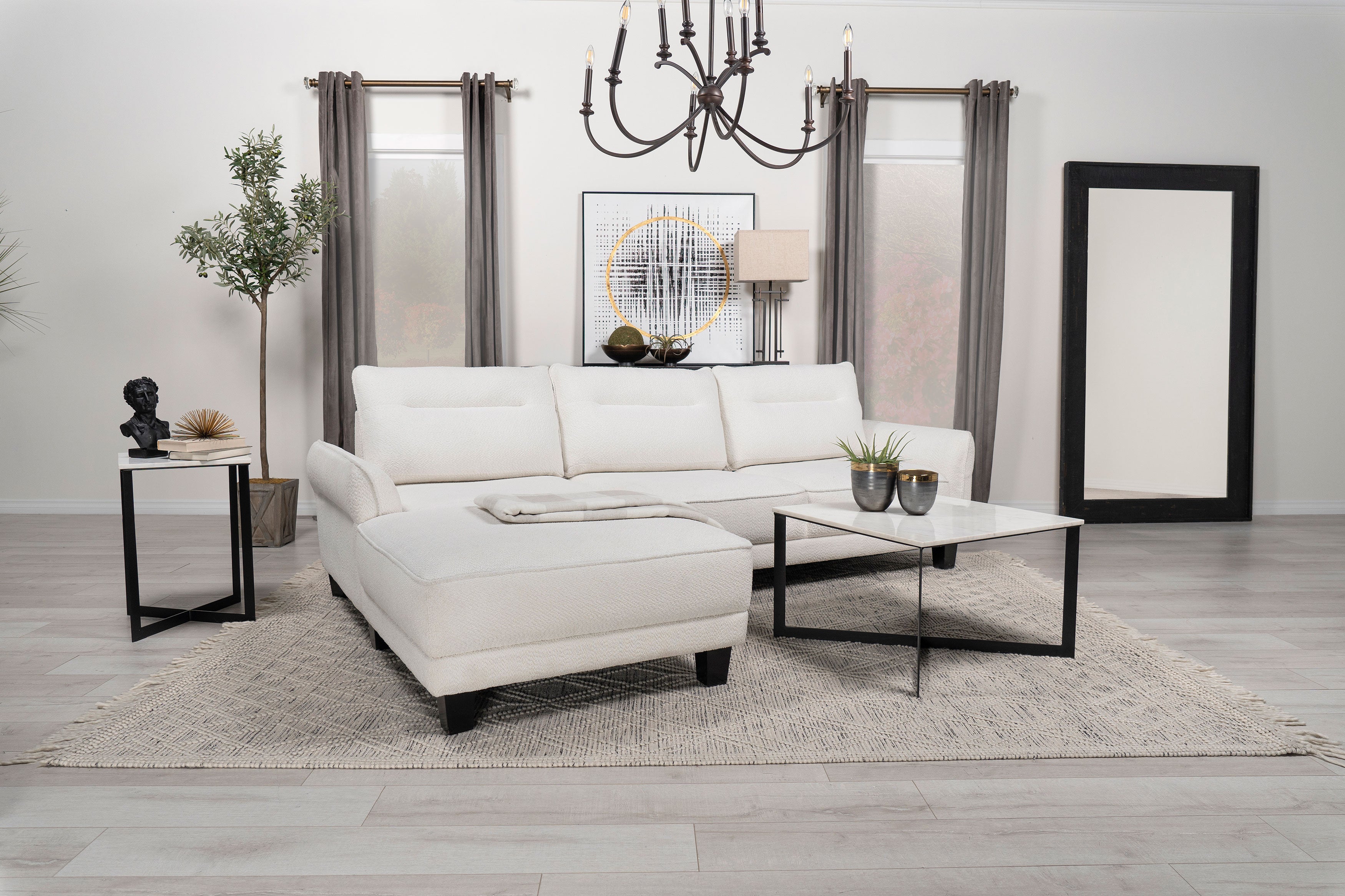 Caspian Sectional Sofa - Romeo & Juliet Furniture (Warren,MI)