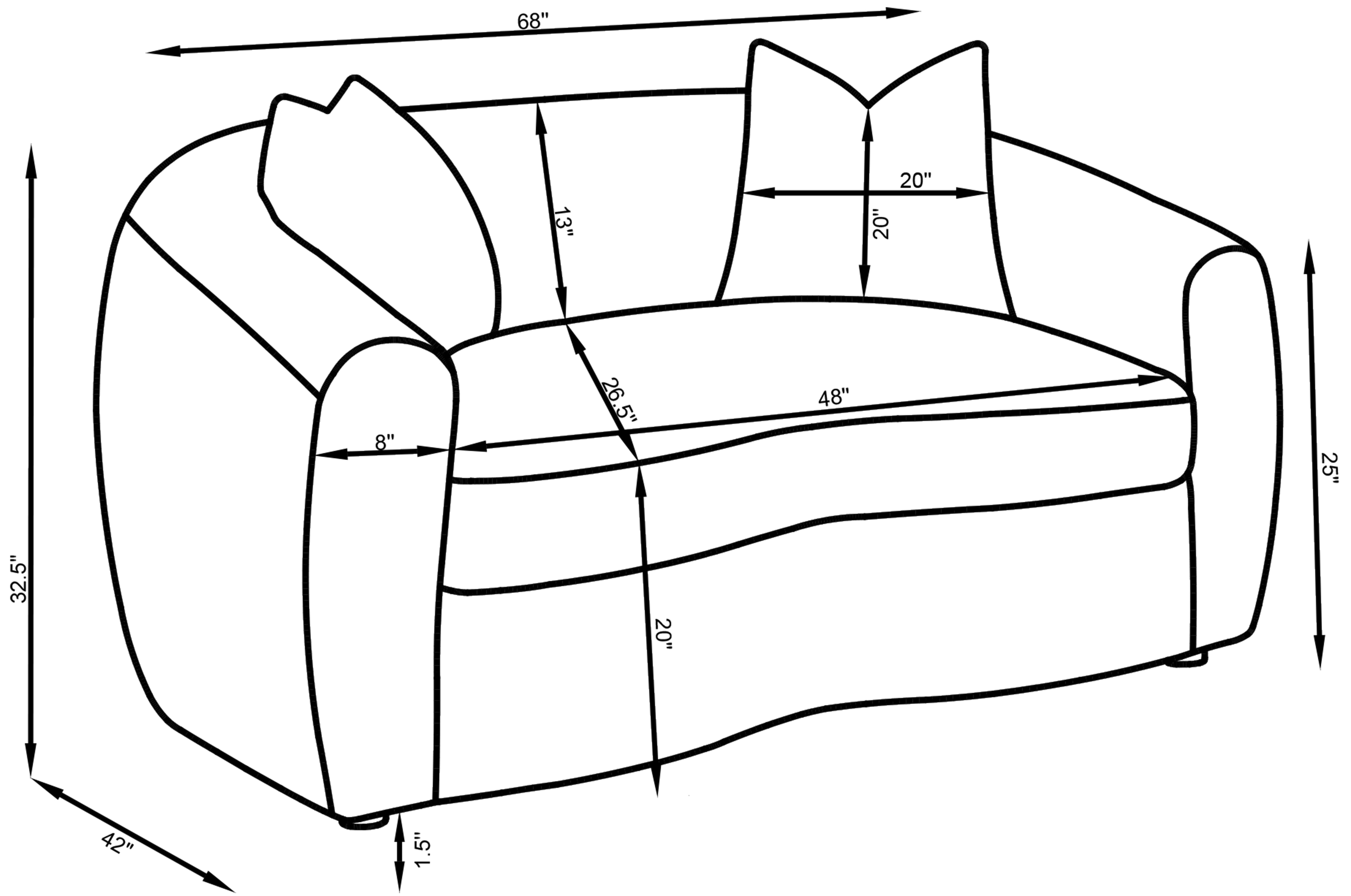 Isabella Loveseat