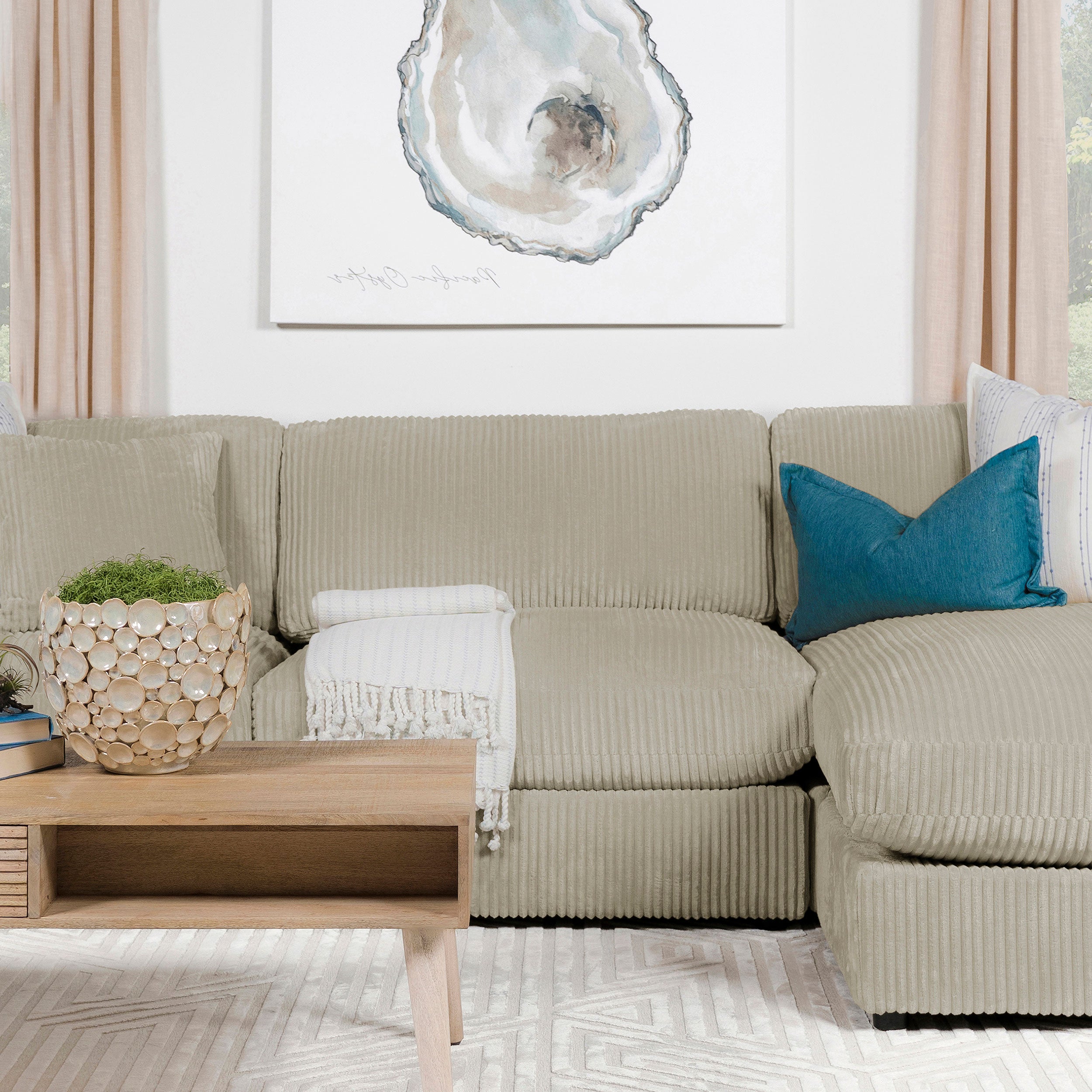 Blaine Armless Chair - Romeo & Juliet Furniture (Warren,MI)