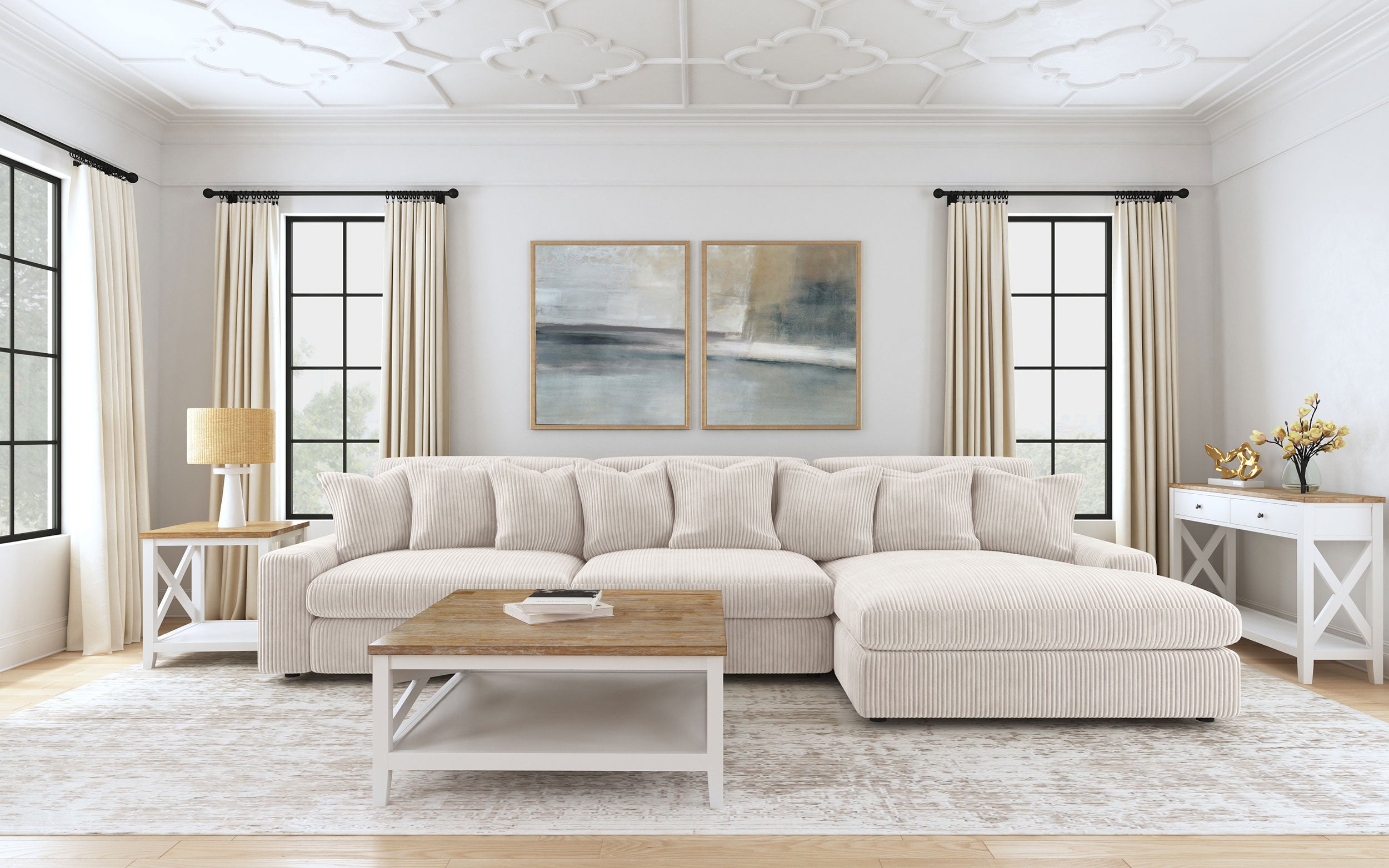 Blaine Sectional Sofa - Romeo & Juliet Furniture (Warren,MI)