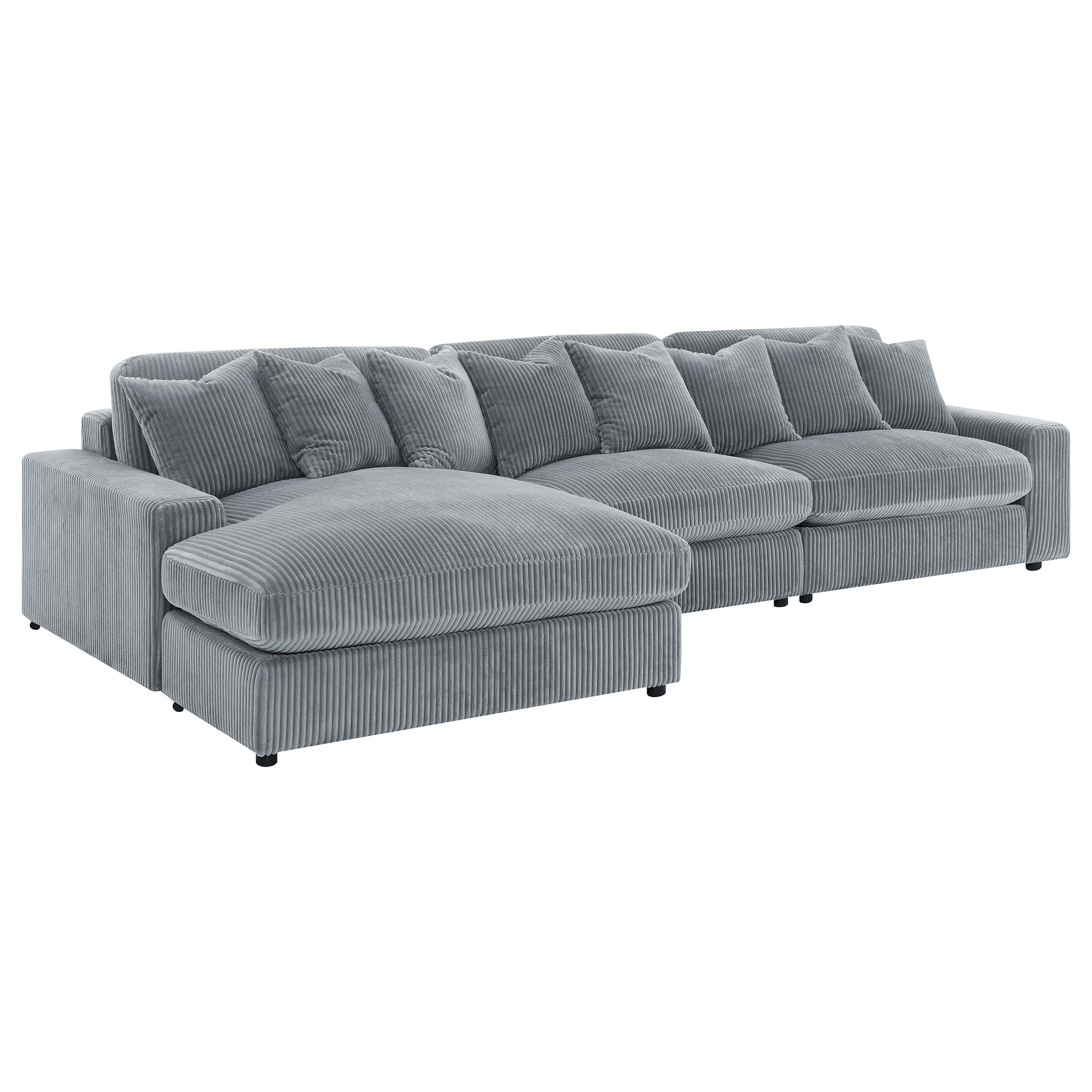 Blaine Upholstered Reversible Chaise Sectional Sofa