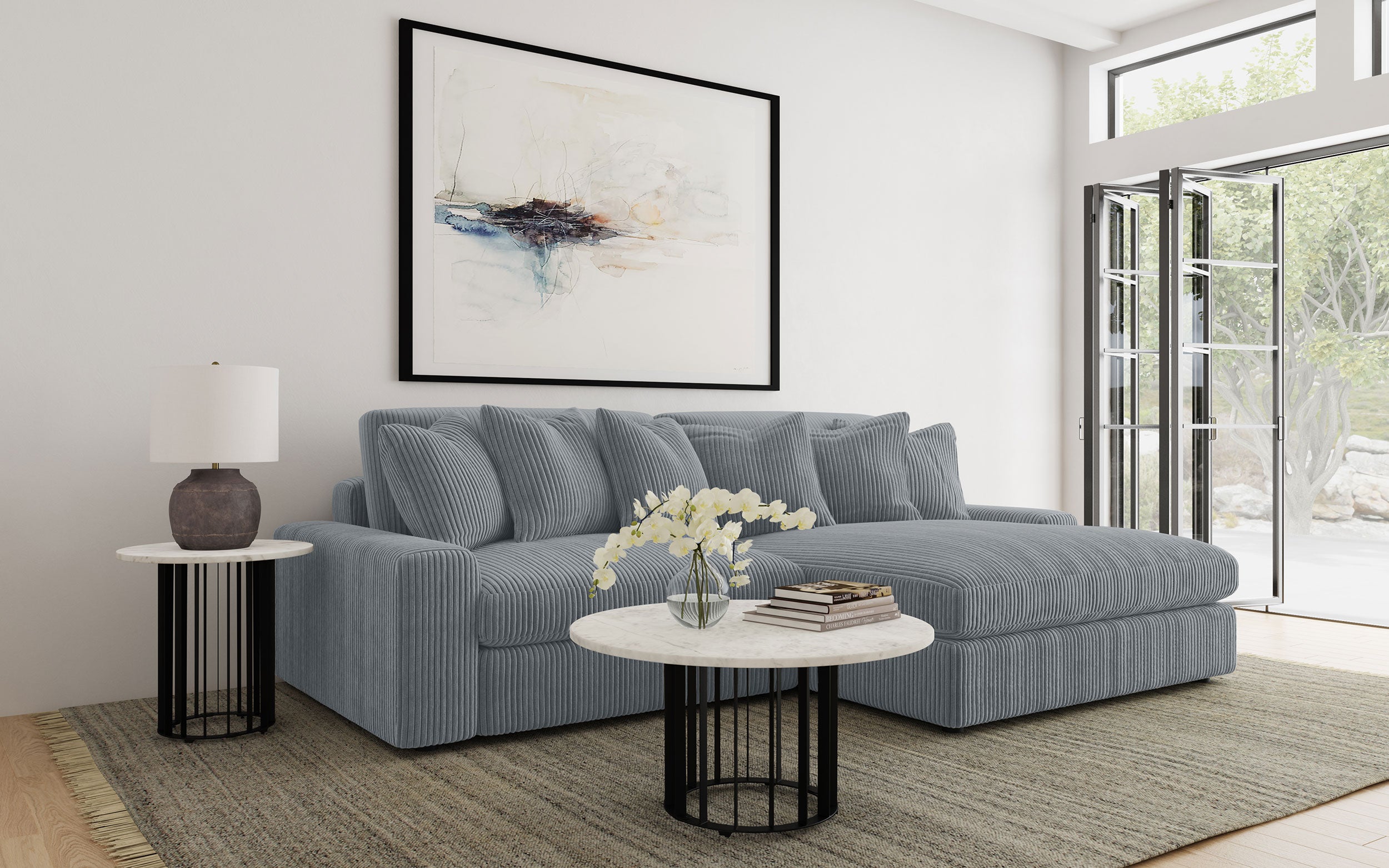 Blaine Sectional Sofa - Romeo & Juliet Furniture (Warren,MI)