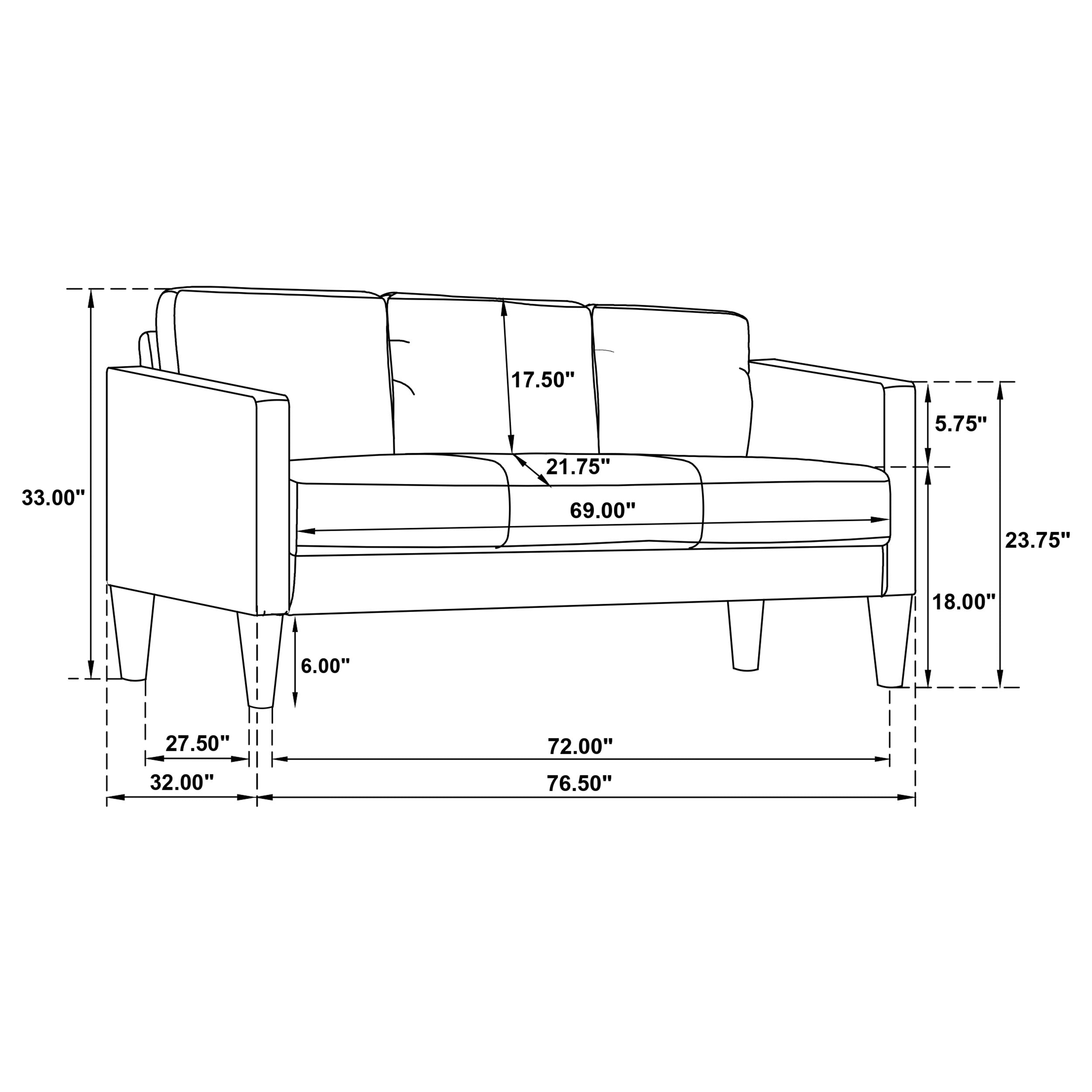 Ruth Sofa Set - Romeo & Juliet Furniture (Warren,MI)