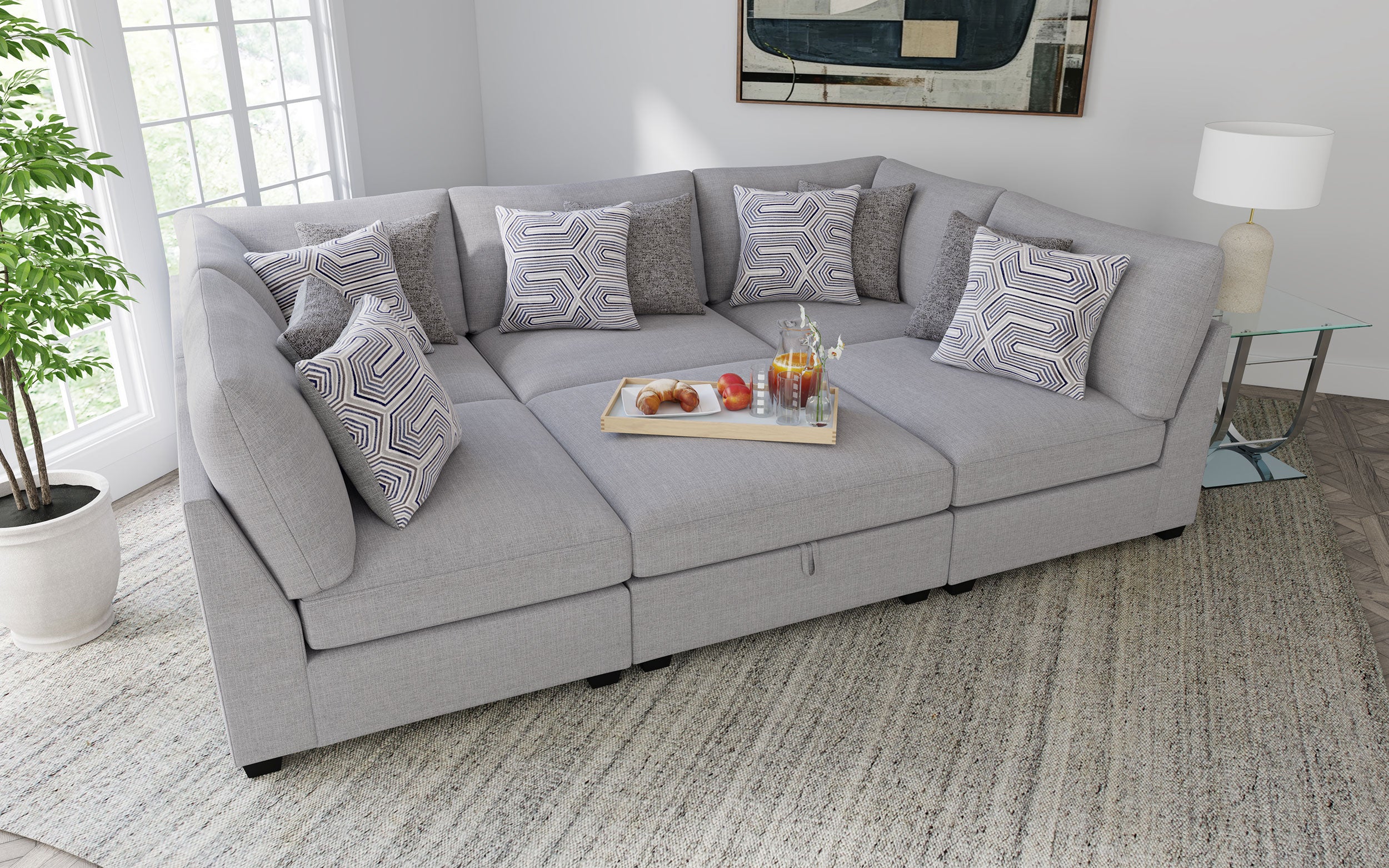 Cambria Armless Chair