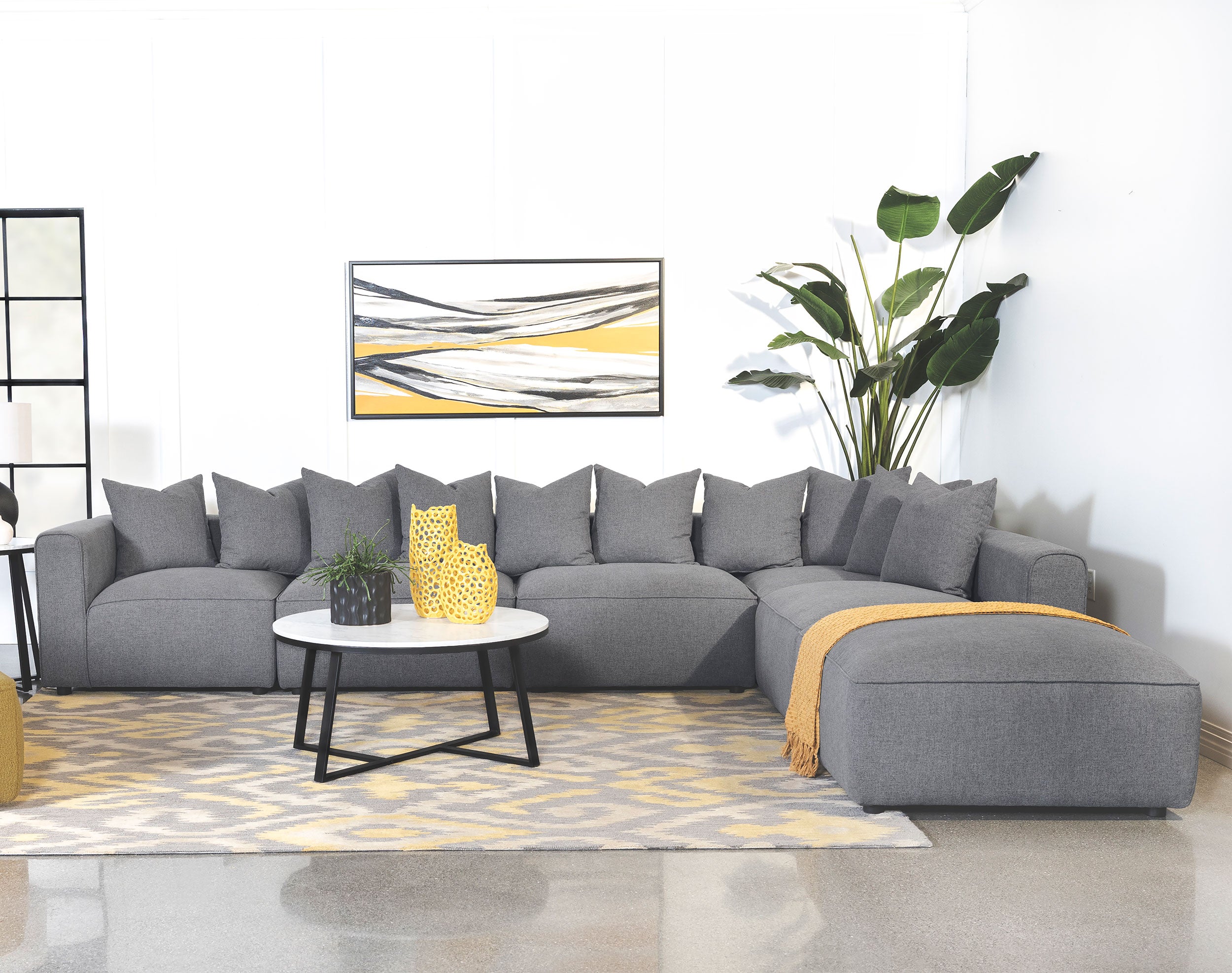 Jennifer Modular Sectional Sofa - Romeo & Juliet Furniture (Warren,MI)