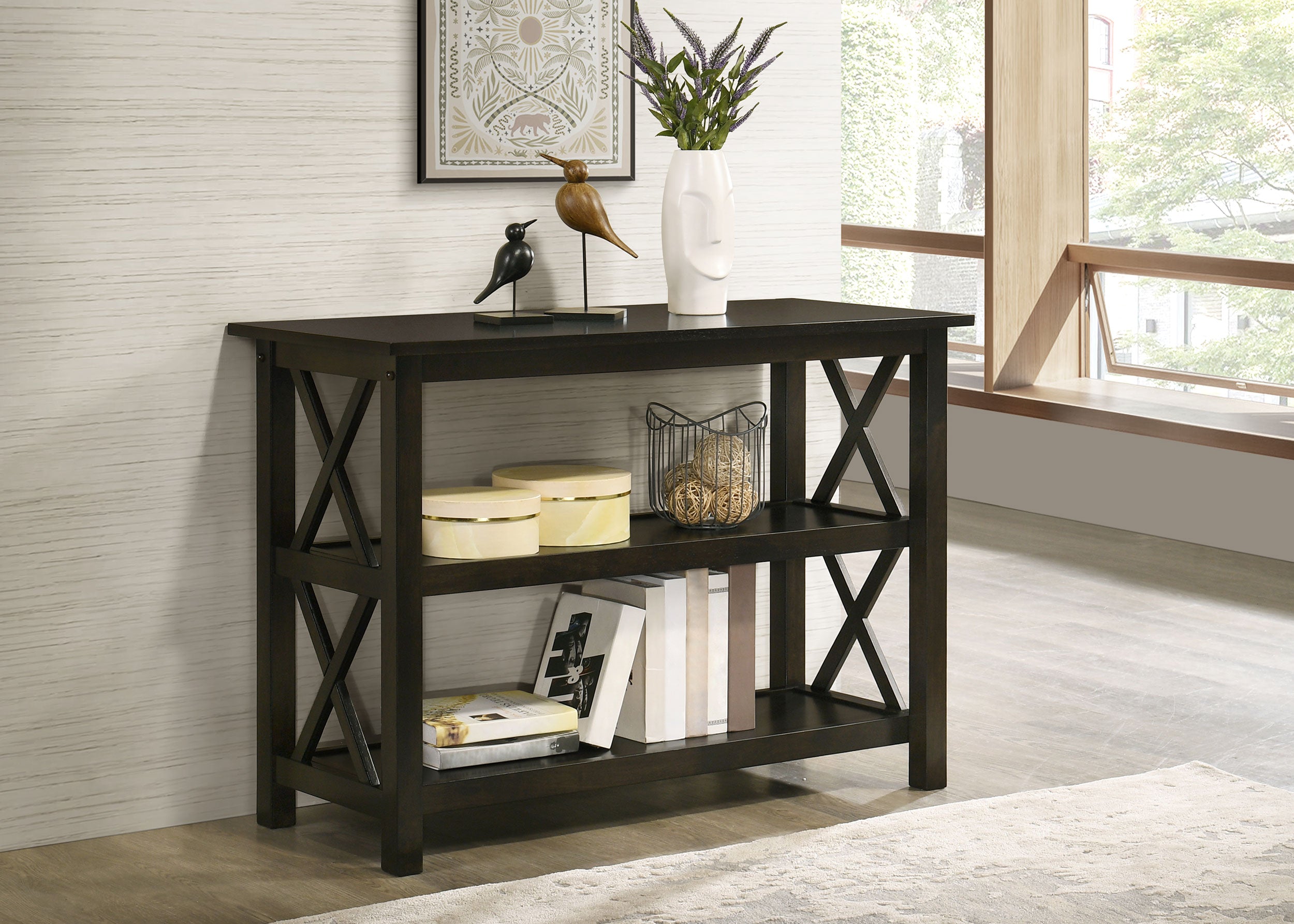 Rachelle Console Table - Romeo & Juliet Furniture (Warren,MI)