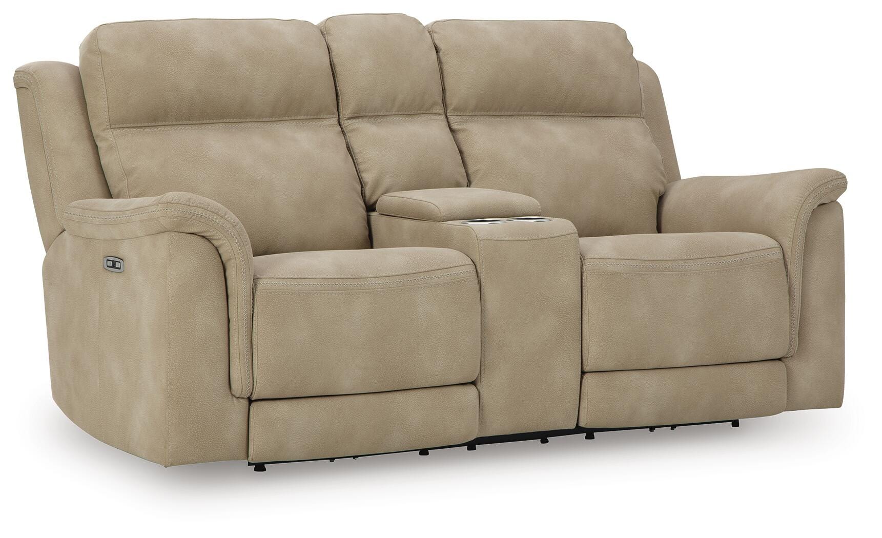 Next-Gen DuraPella Power Reclining Loveseat with Console - Romeo & Juliet Furniture (Warren,MI)