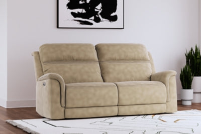 Next-Gen DuraPella Power Reclining Sofa - Romeo & Juliet Furniture (Warren,MI)