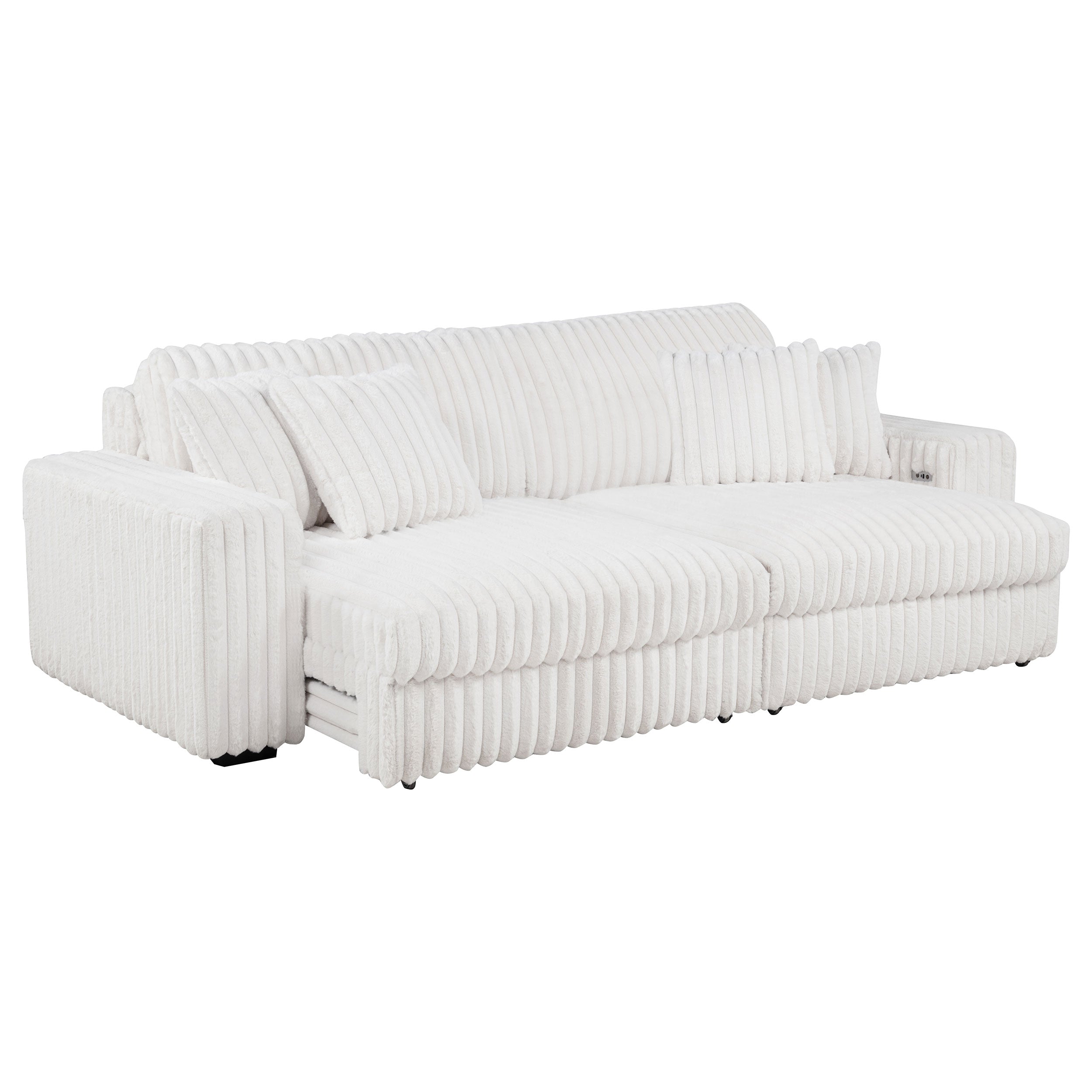 Jacana Sofa with Power Chaise - Romeo & Juliet Furniture (Warren,MI)