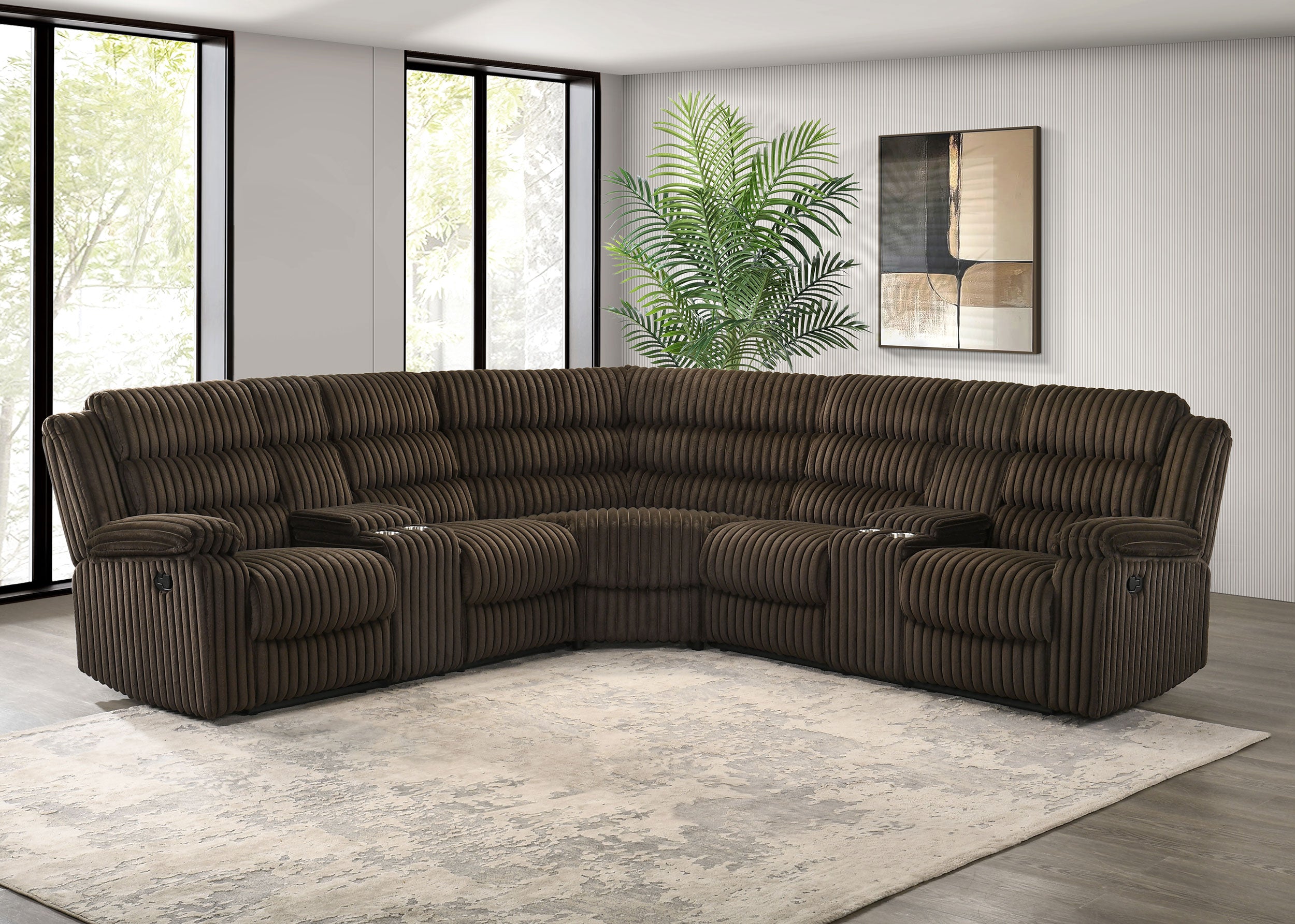 Atkinson Reclining Sectional Sofa - Romeo & Juliet Furniture (Warren,MI)