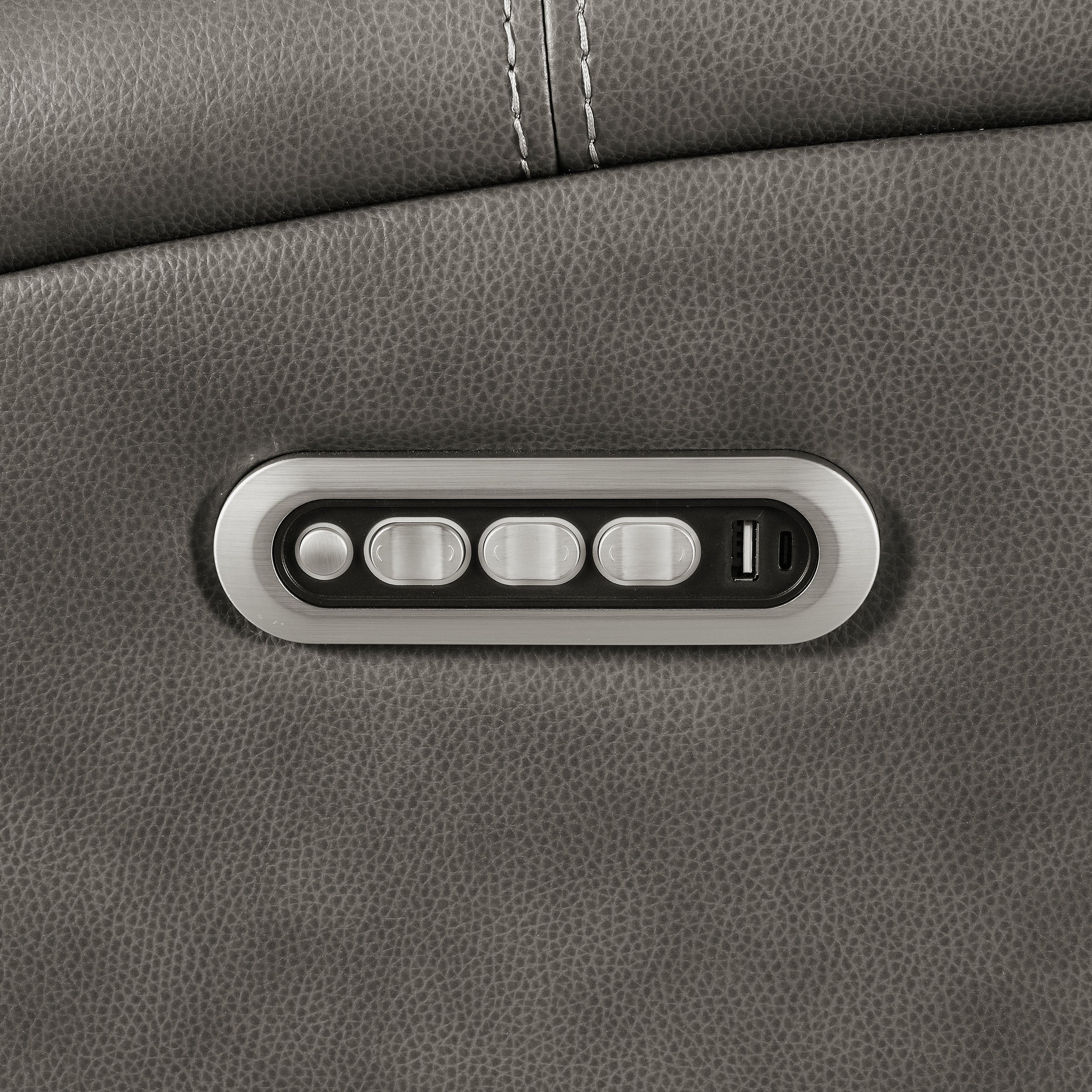 Brickston Triple Power Reclining Loveseat - Romeo & Juliet Furniture (Warren,MI)