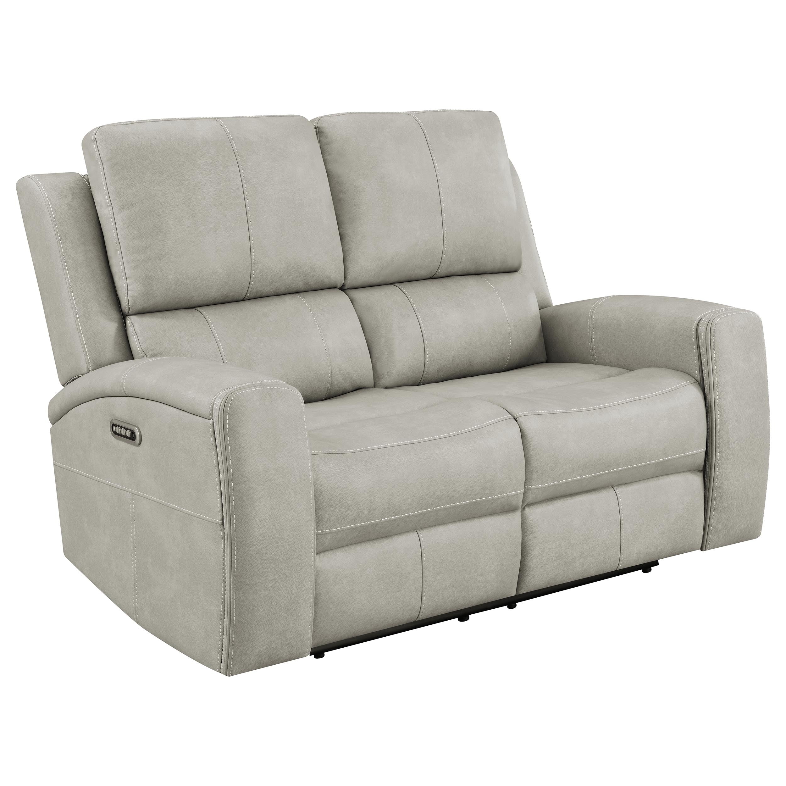 Brickston Triple Power Reclining Loveseat - Romeo & Juliet Furniture (Warren,MI)