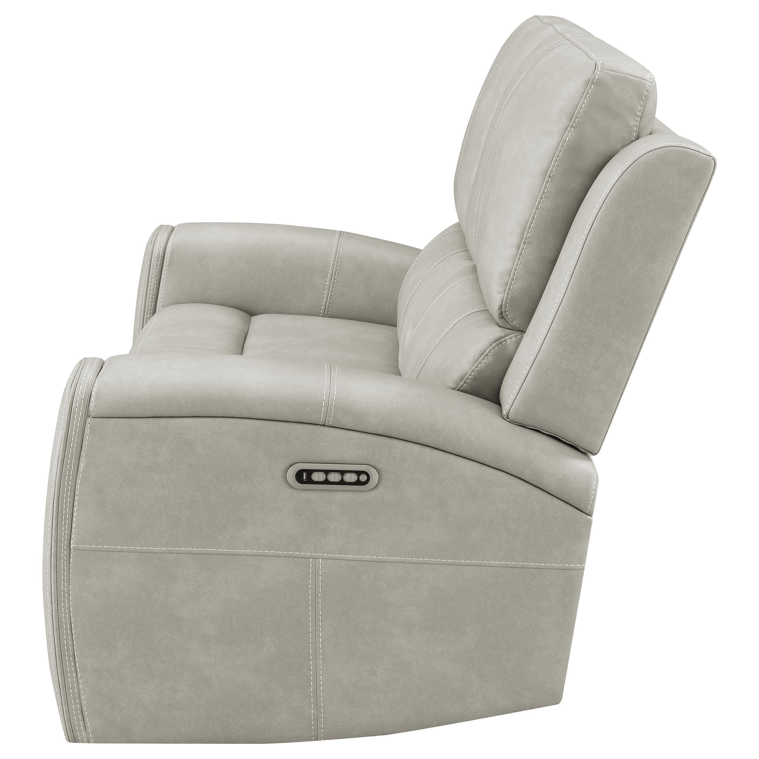 Brickston Triple Power Reclining Loveseat - Romeo & Juliet Furniture (Warren,MI)