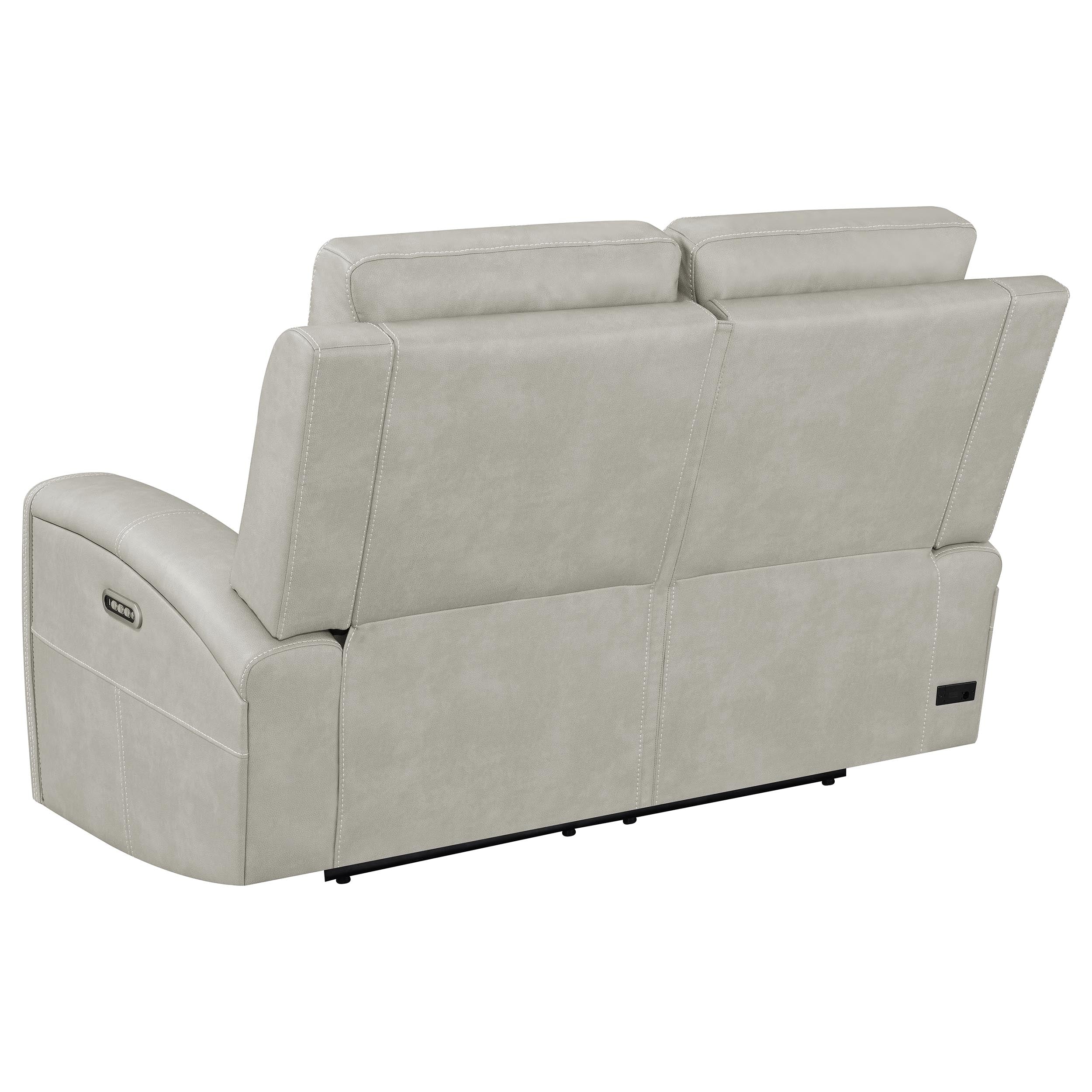 Brickston Triple Power Reclining Loveseat - Romeo & Juliet Furniture (Warren,MI)