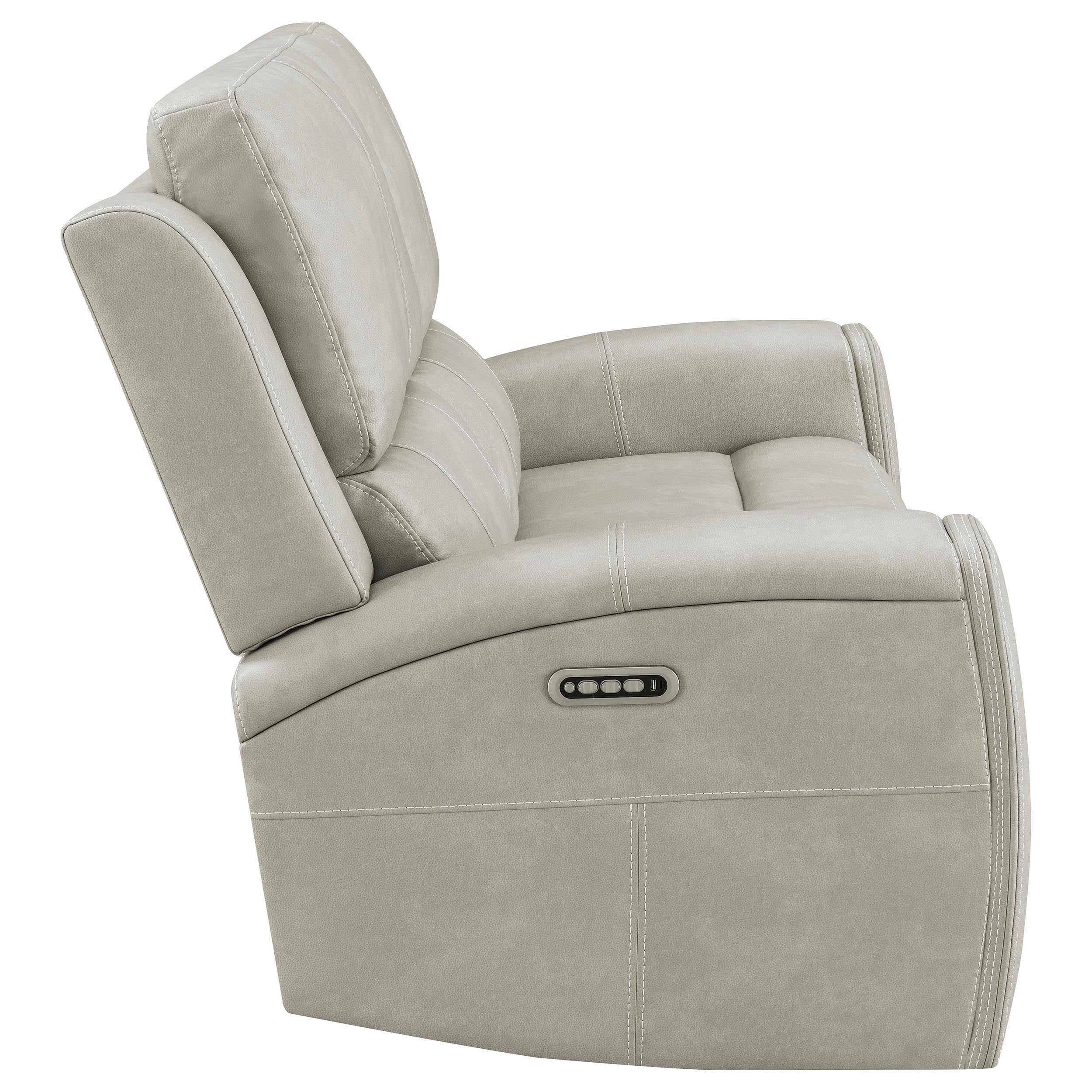 Brickston Triple Power Reclining Loveseat - Romeo & Juliet Furniture (Warren,MI)