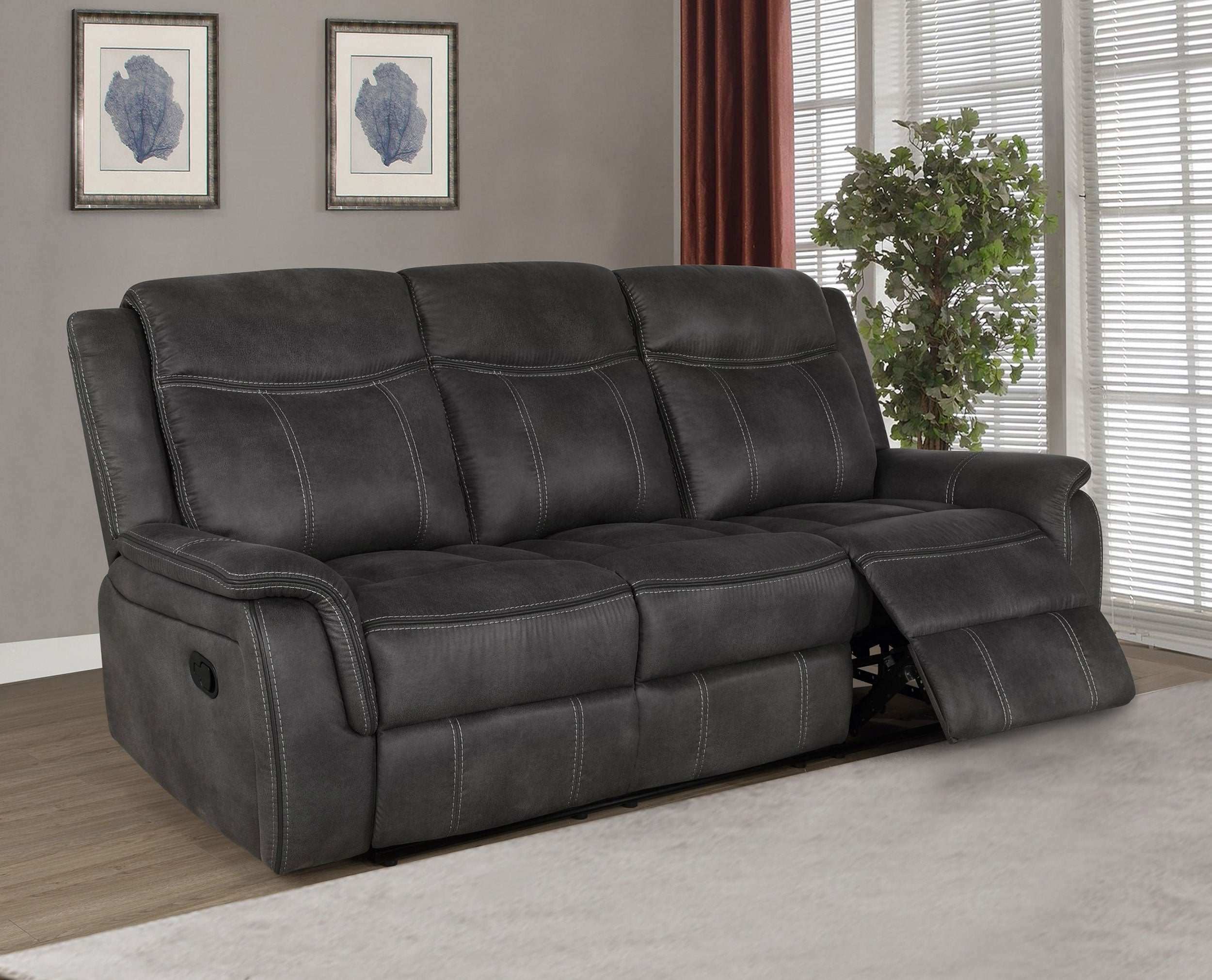 Lawrence Reclining Sofa - Romeo & Juliet Furniture (Warren,MI)