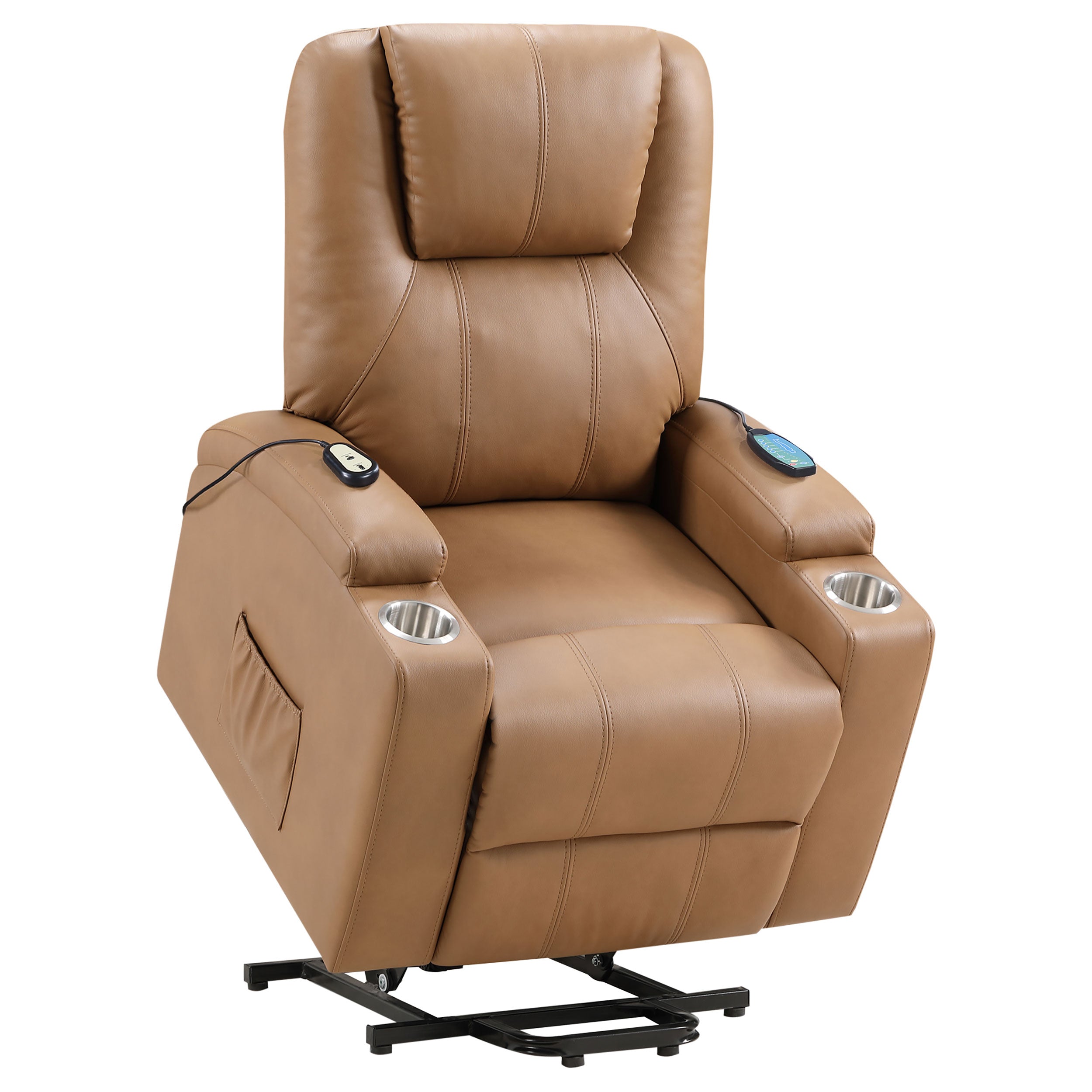 Armstrong Power Lift Massage Recliner - Romeo & Juliet Furniture (Warren,MI)