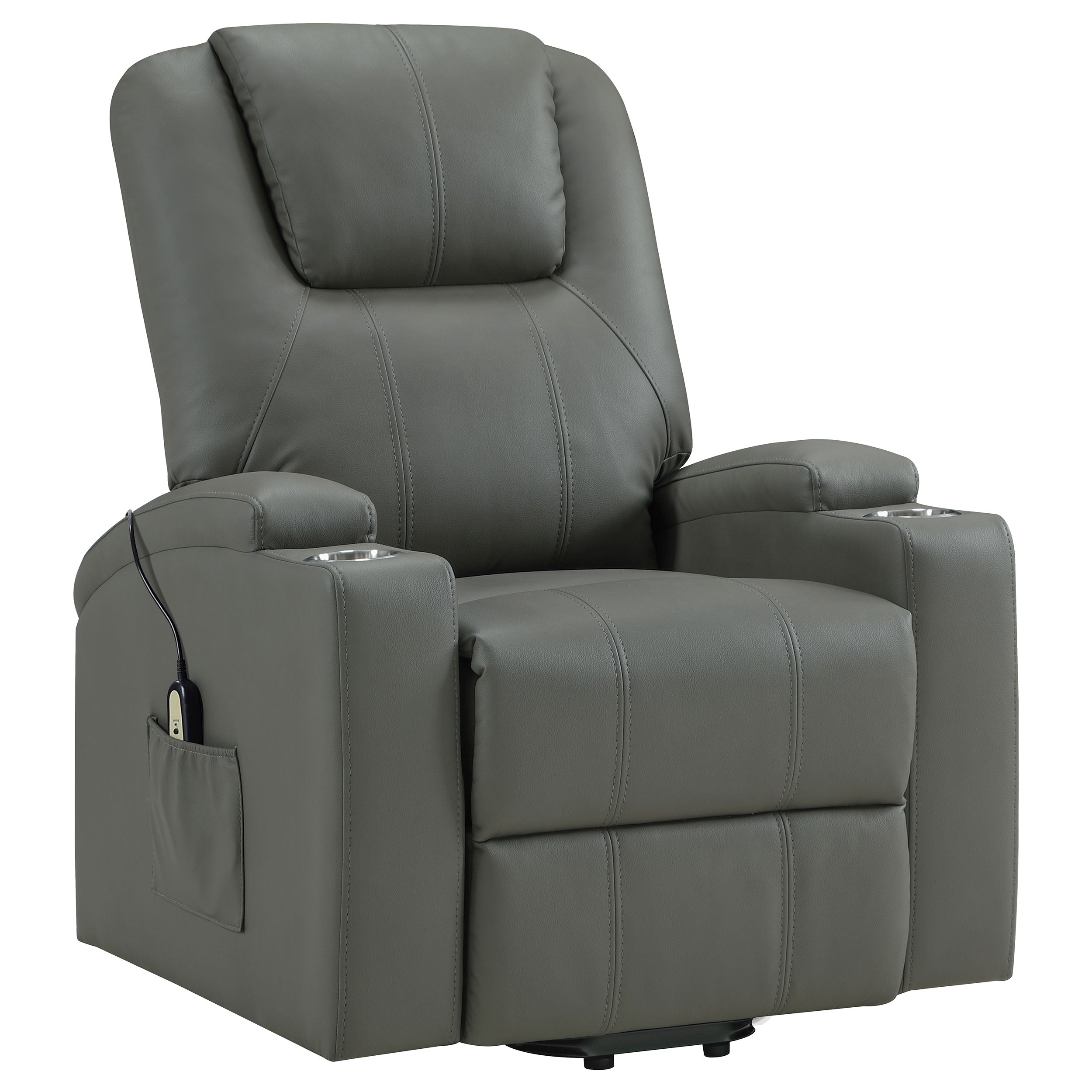 Armstrong Power Lift Massage Recliner - Romeo & Juliet Furniture (Warren,MI)