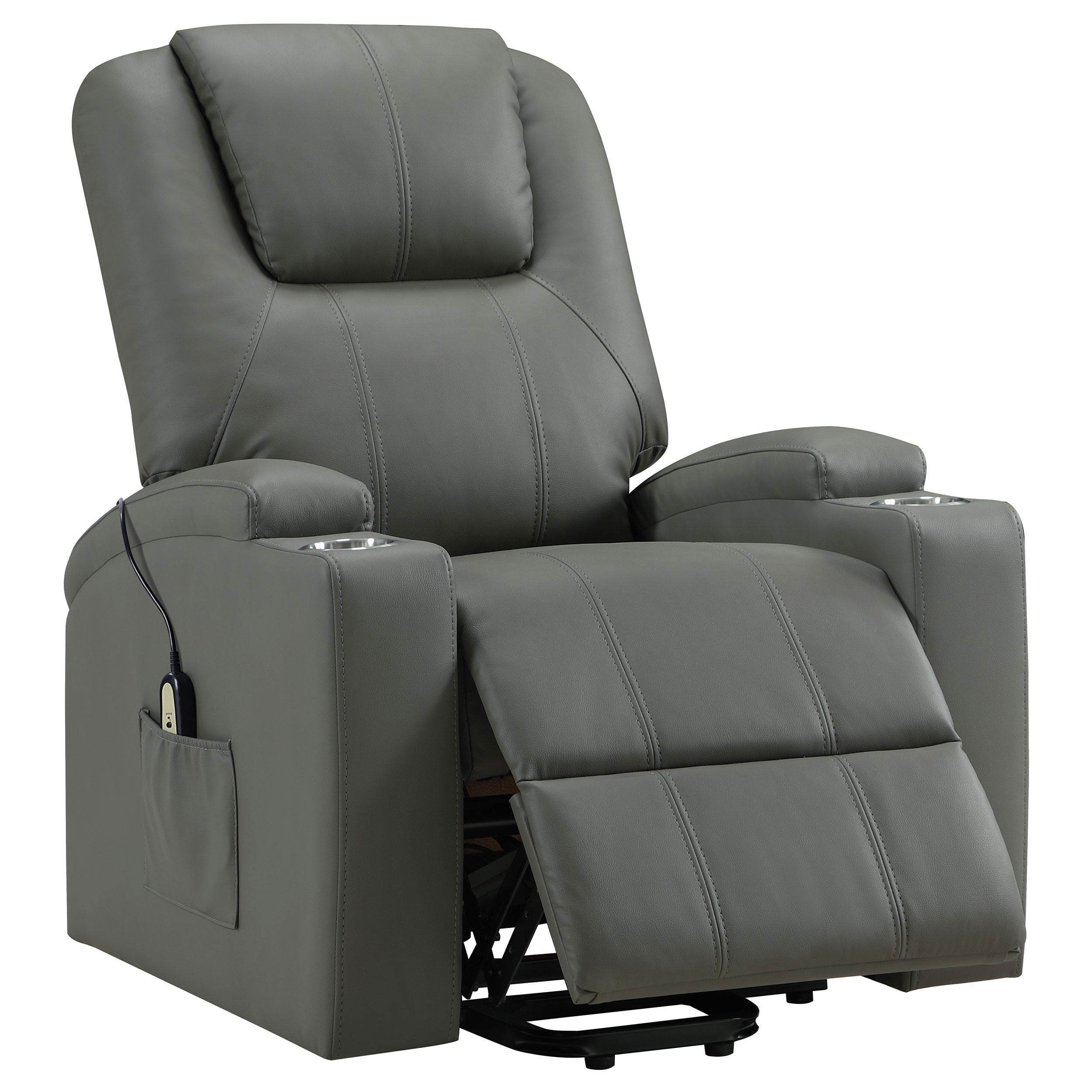 Armstrong Power Lift Massage Recliner - Romeo & Juliet Furniture (Warren,MI)