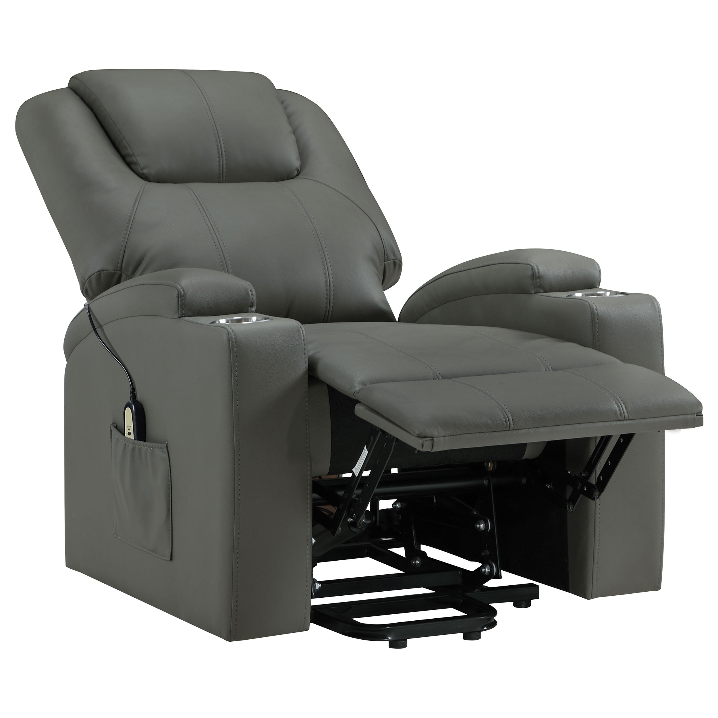 Armstrong Power Lift Massage Recliner - Romeo & Juliet Furniture (Warren,MI)