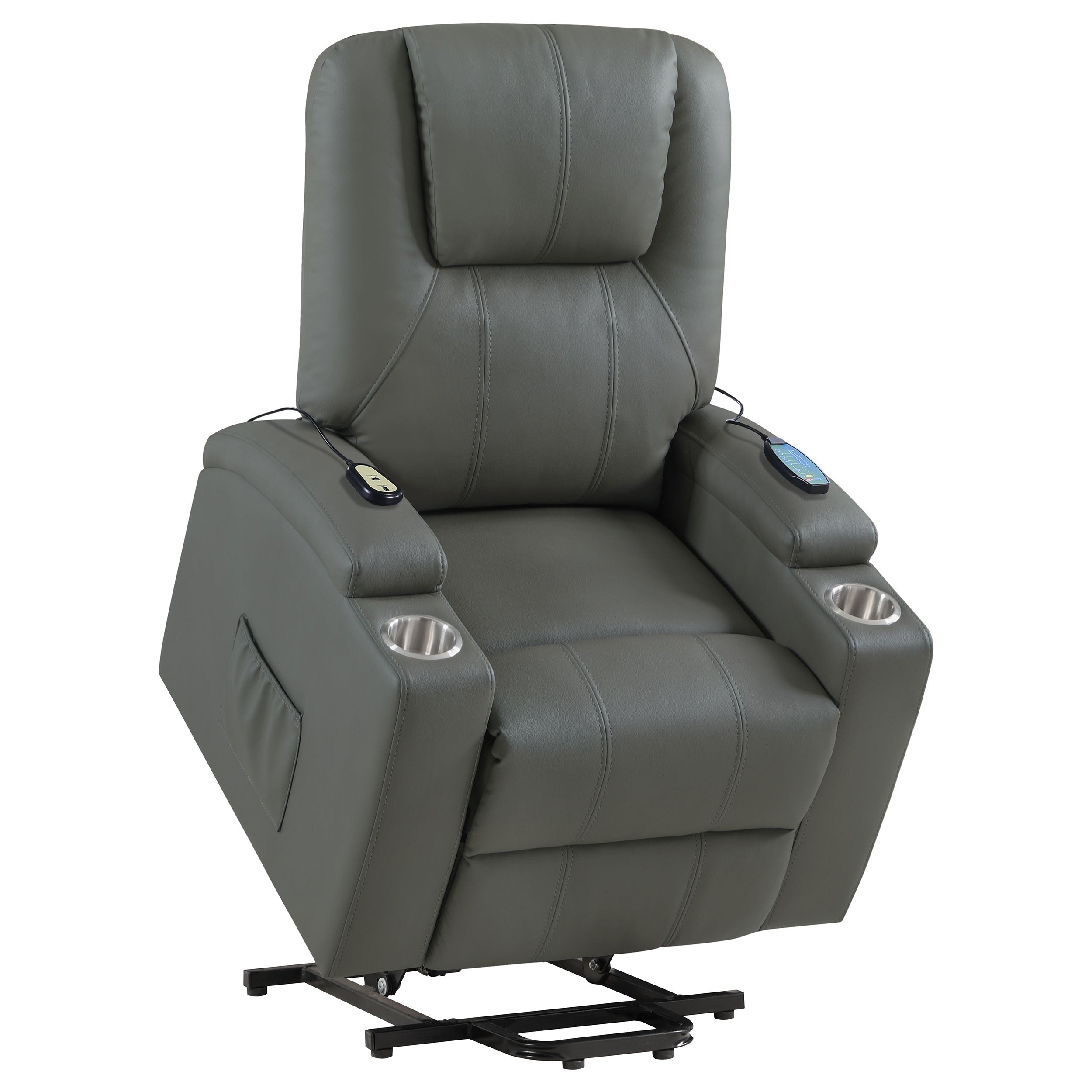 Armstrong Power Lift Massage Recliner - Romeo & Juliet Furniture (Warren,MI)