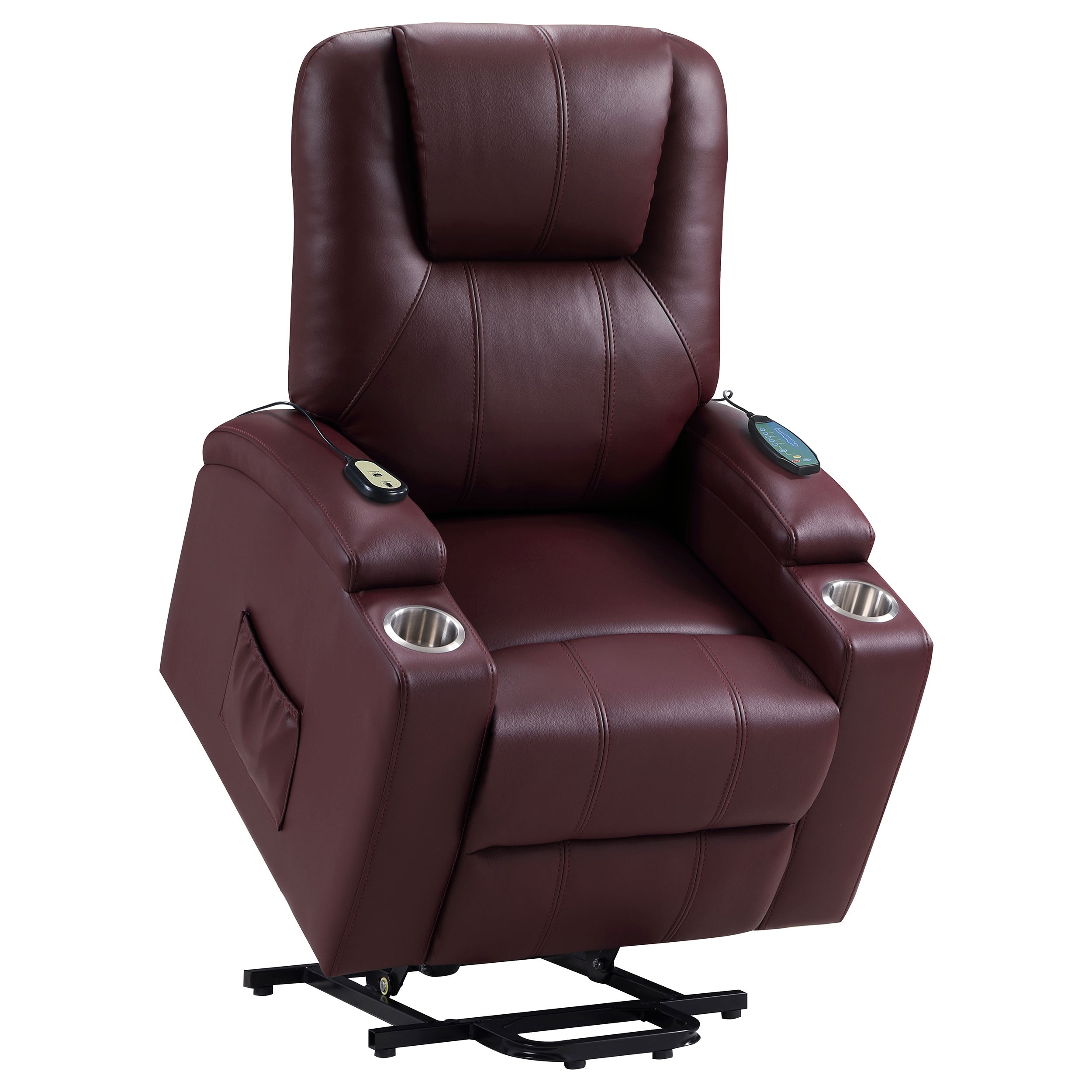 Armstrong Power Lift Massage Recliner - Romeo & Juliet Furniture (Warren,MI)