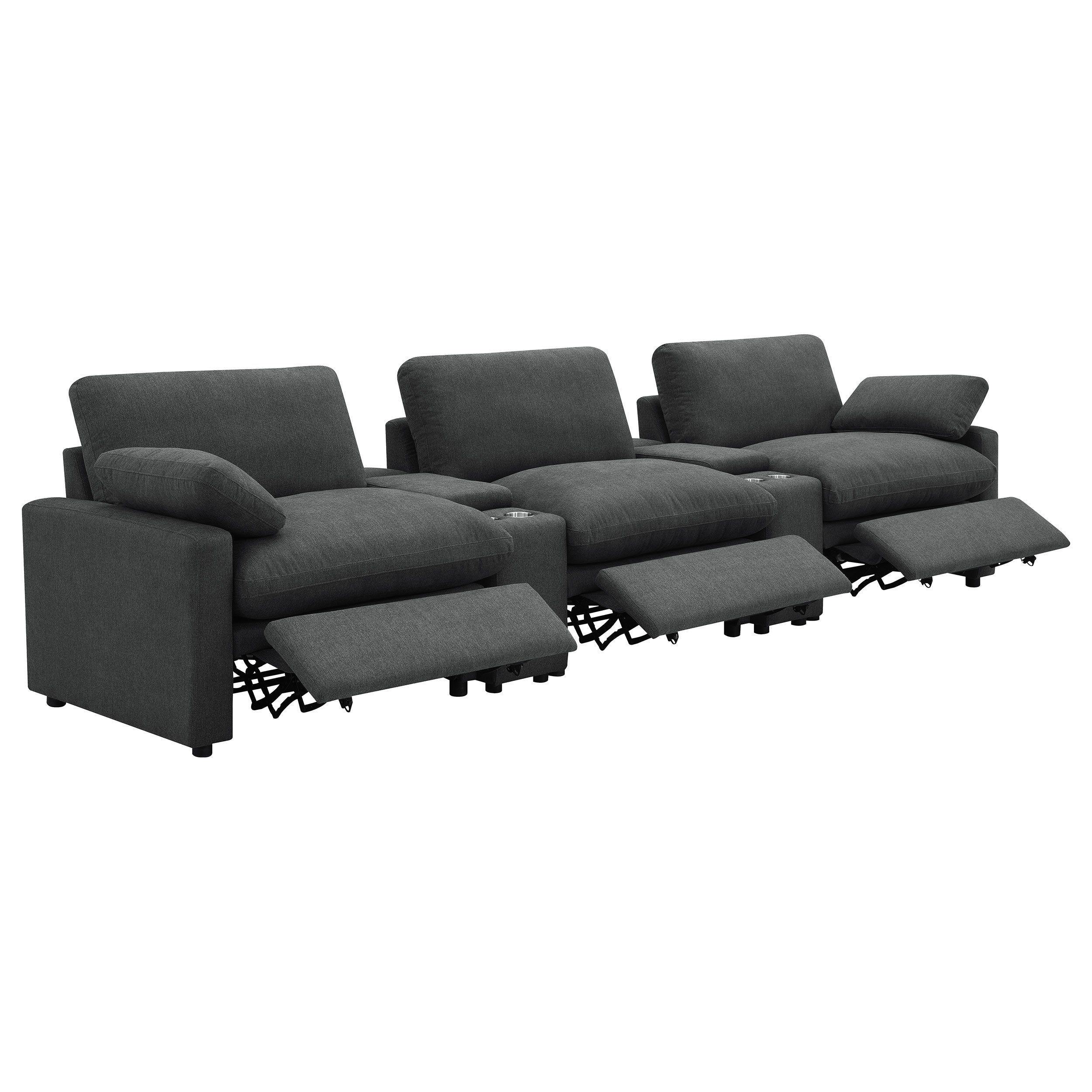 Collins Power Home Theater Seating - Romeo & Juliet Furniture (Warren,MI)