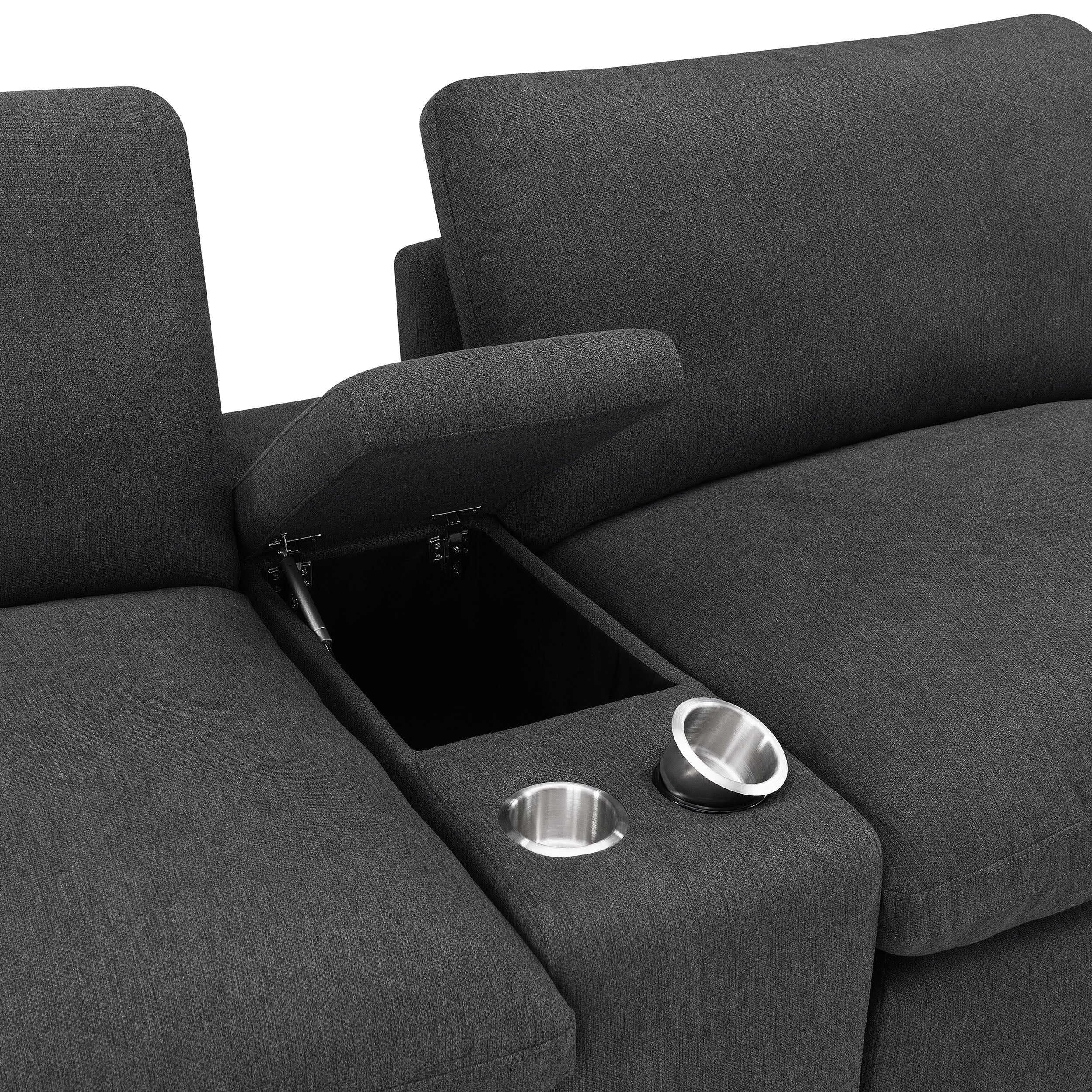 Collins Power Home Theater Seating - Romeo & Juliet Furniture (Warren,MI)
