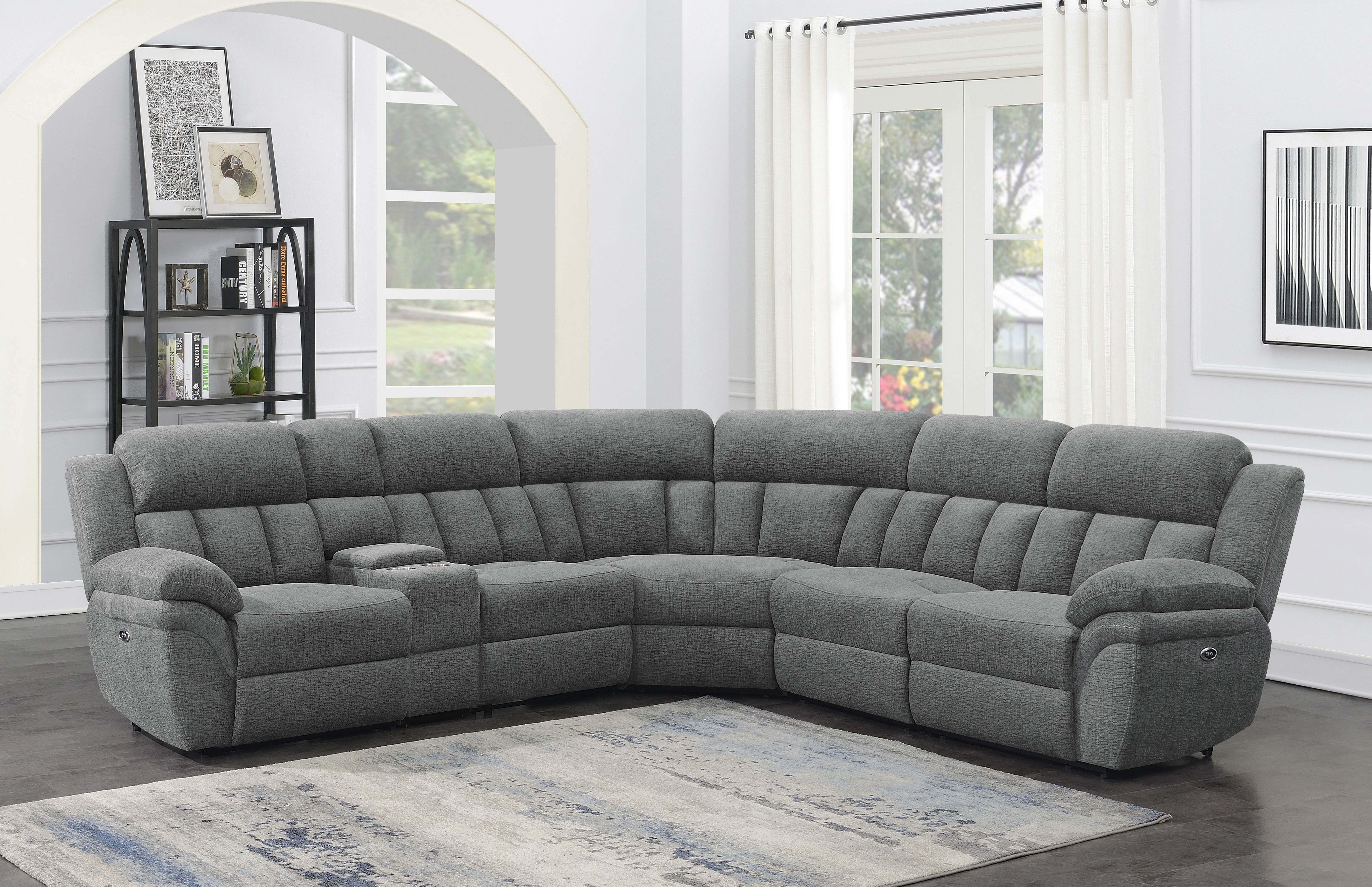 Bahrain Modular Power Reclining Sectional Sofa - Romeo & Juliet Furniture (Warren,MI)