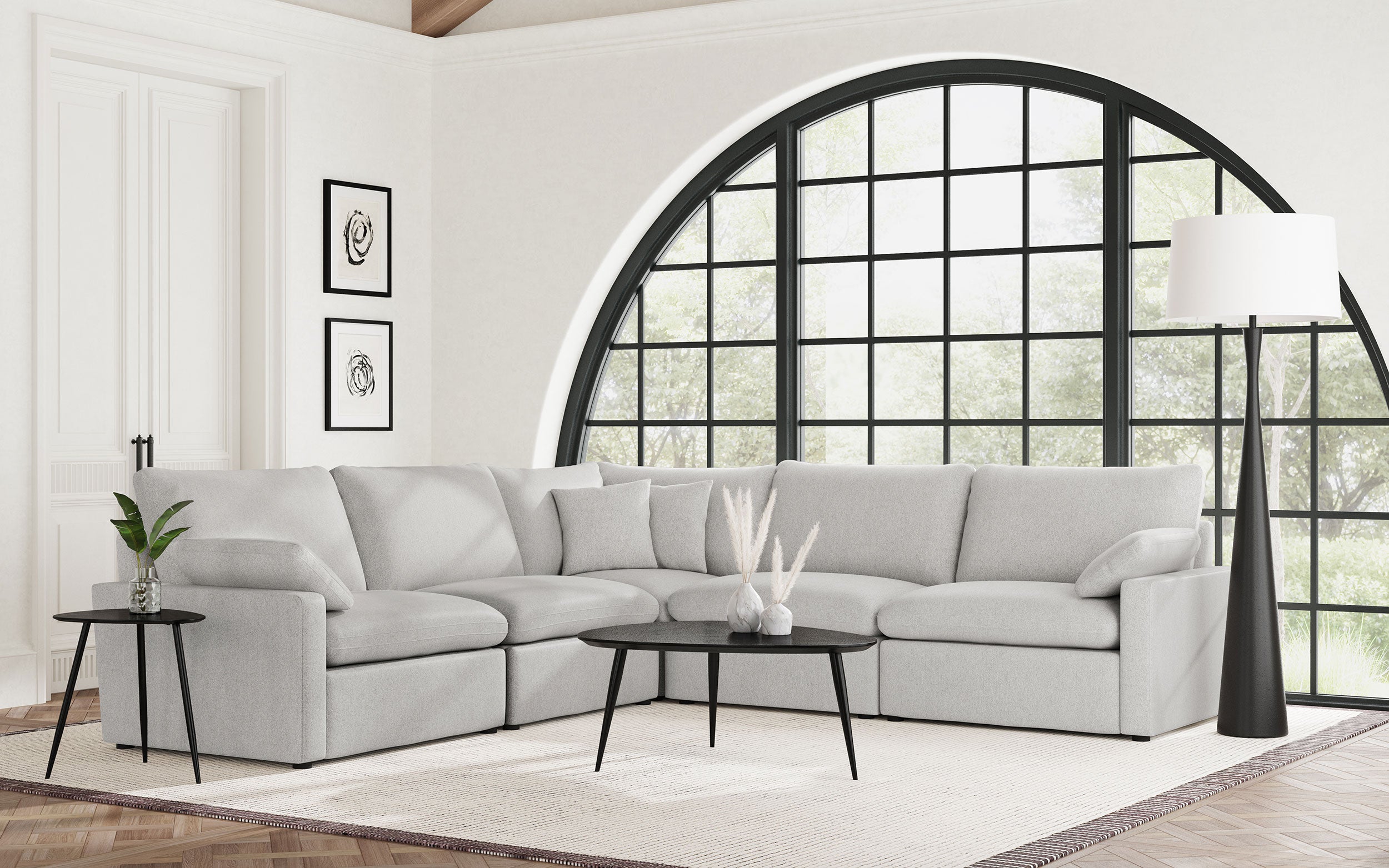 Collins Modular Power Reclining Sectional Sofa - Romeo & Juliet Furniture (Warren,MI)