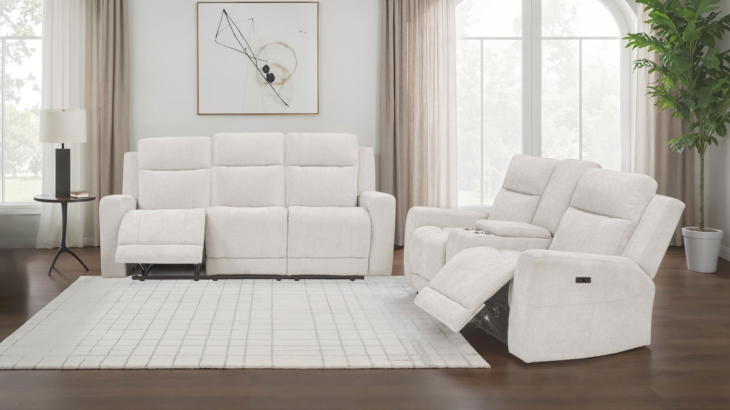 Kennett Power Reclining Sofa Set - Romeo & Juliet Furniture (Warren,MI)