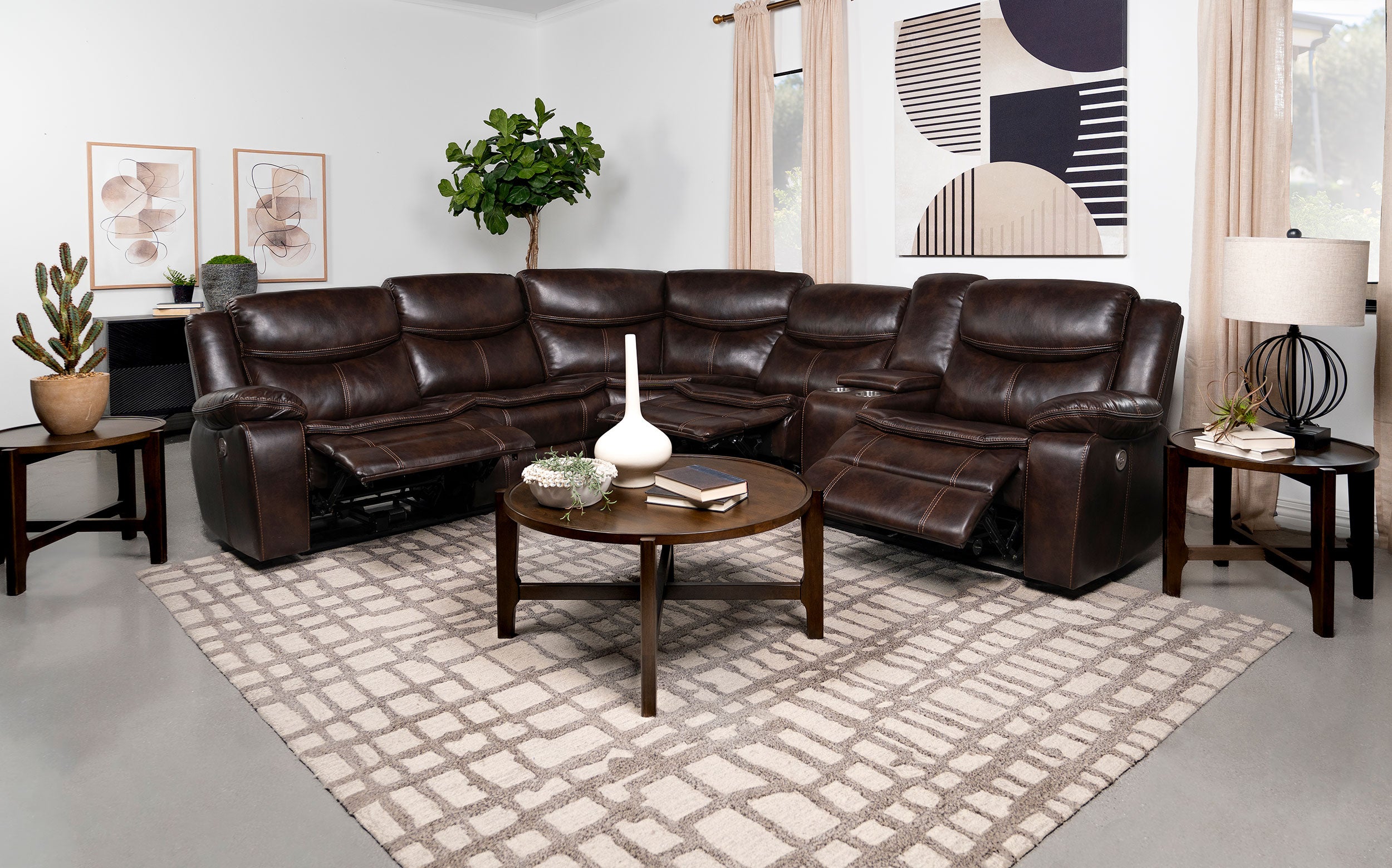 Sycamore Power Reclining Sectional Sofa