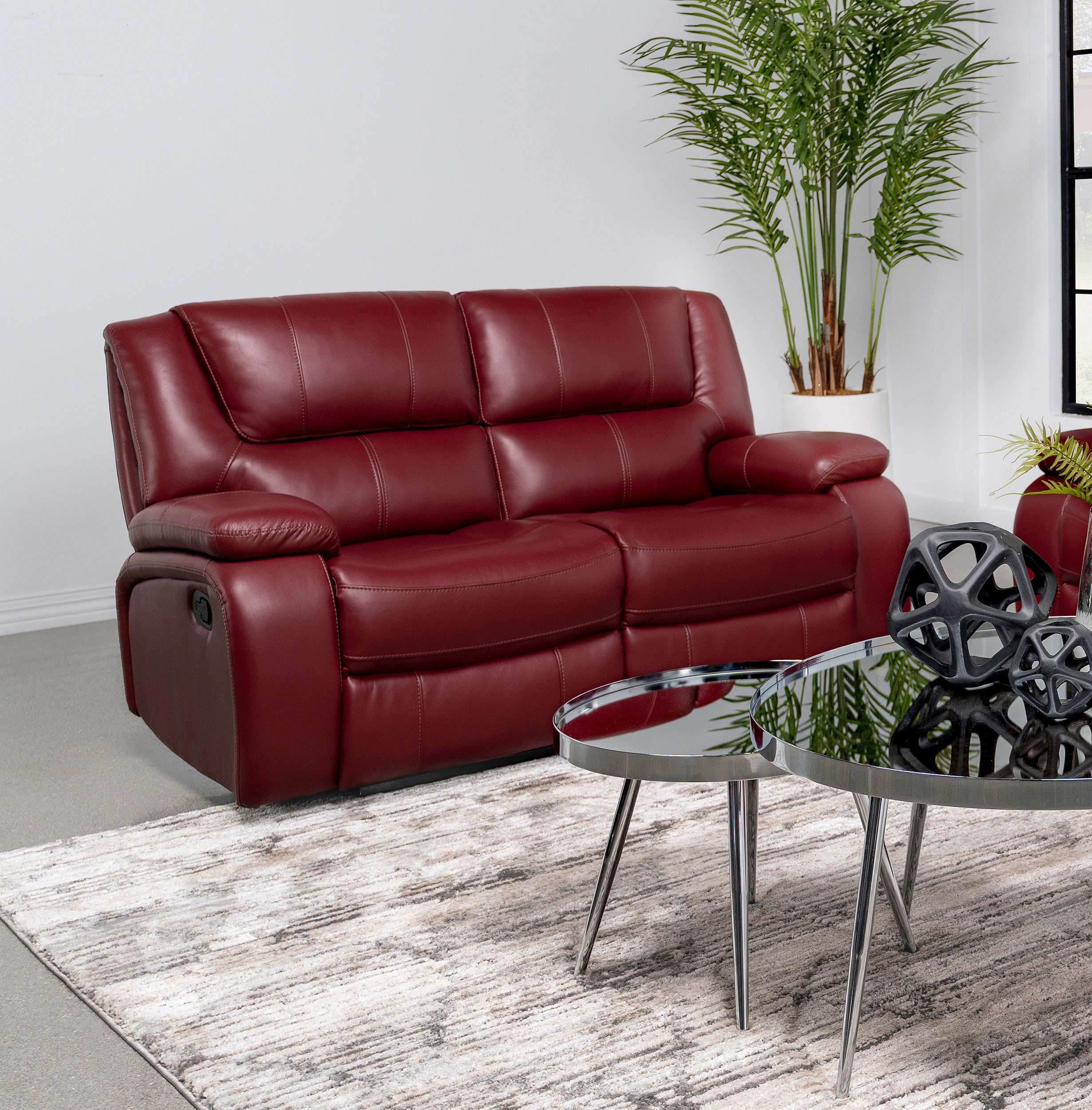 Camila Reclining Loveseat - Romeo & Juliet Furniture (Warren,MI)